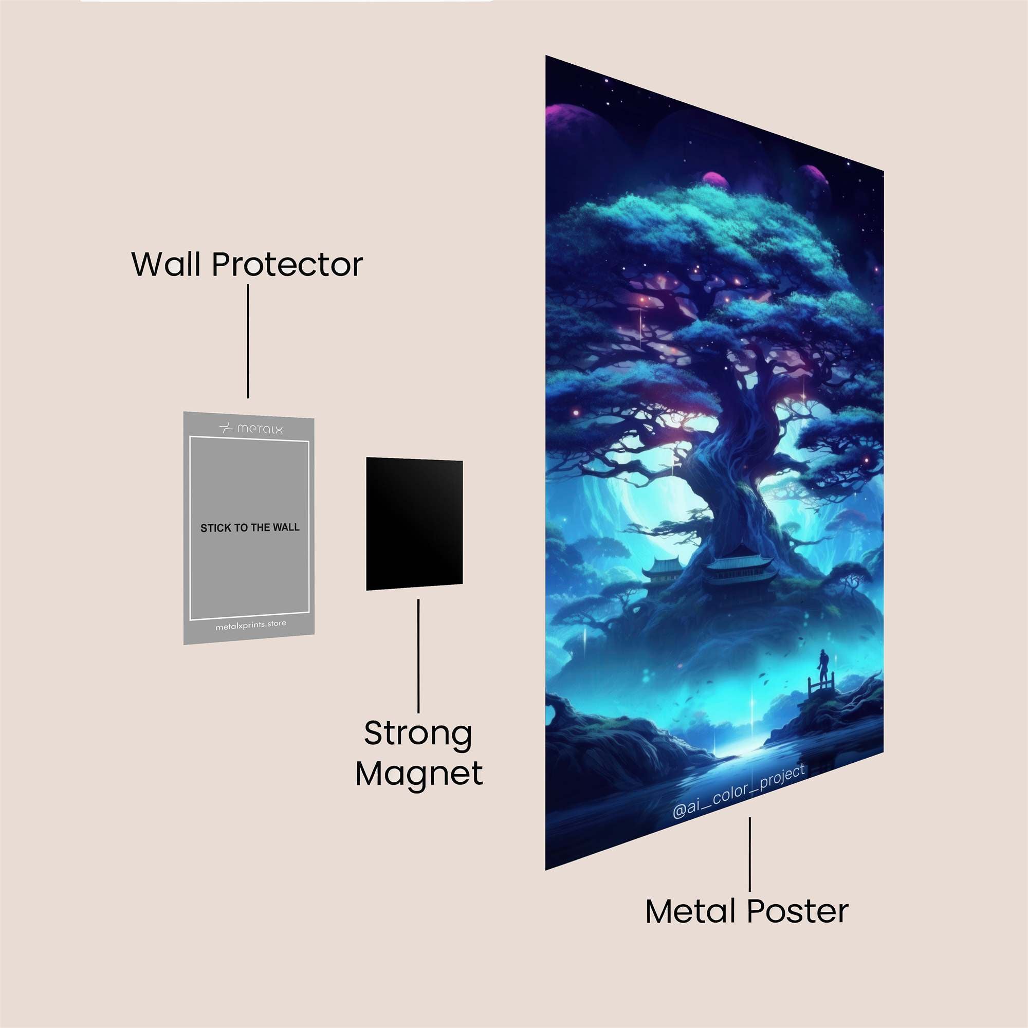 Gemini Dreamscape Safe Wall Magnetic / M