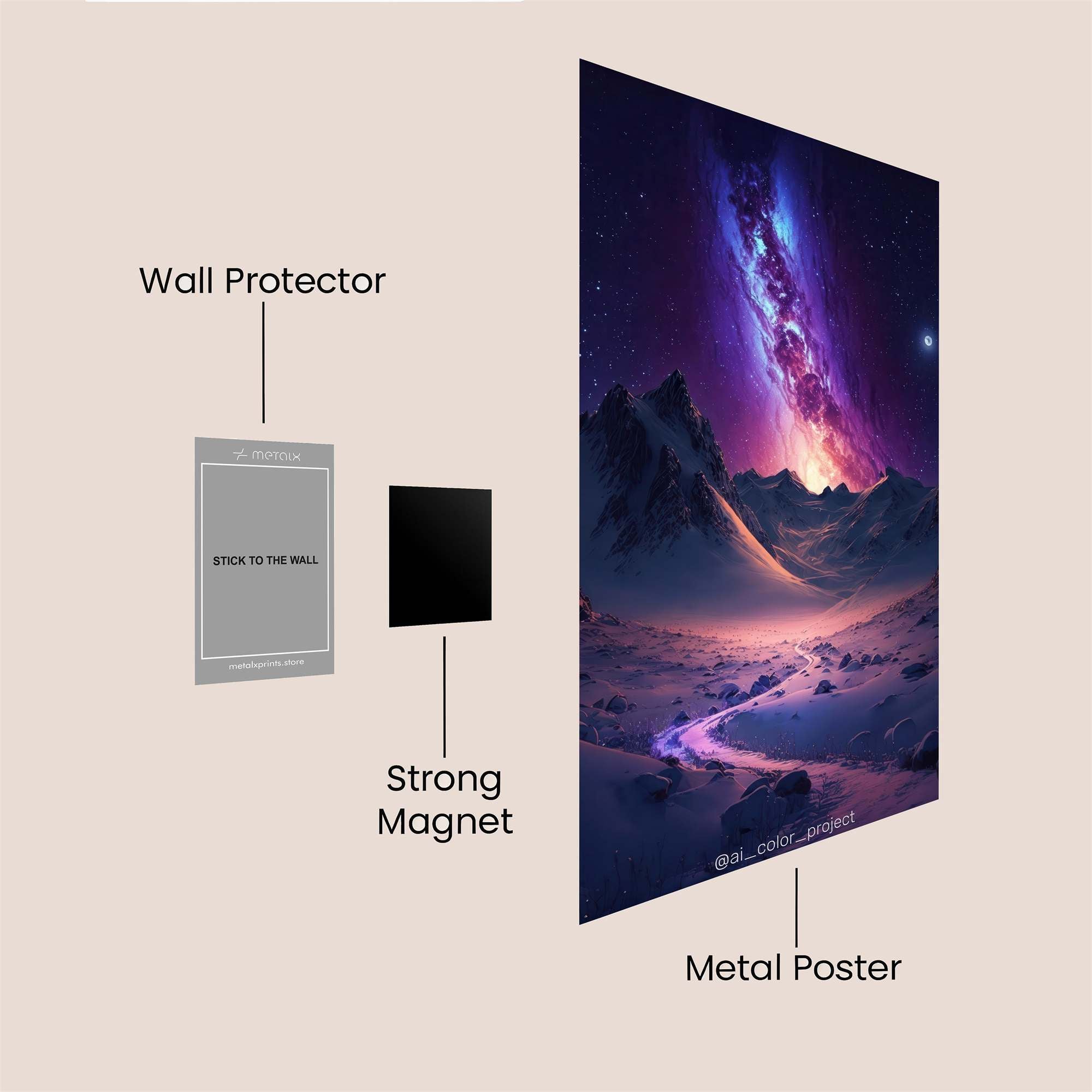 Lion Luminosity Safe Wall Magnetic / M