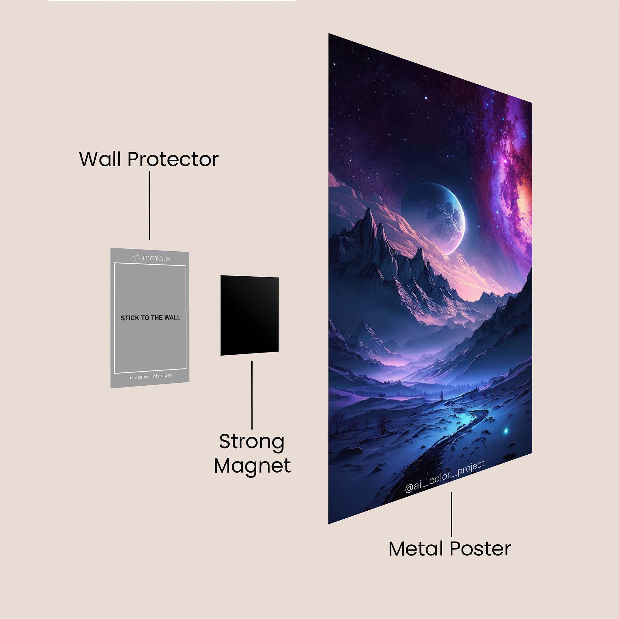 Celestial Citadel Safe Wall Magnetic / M