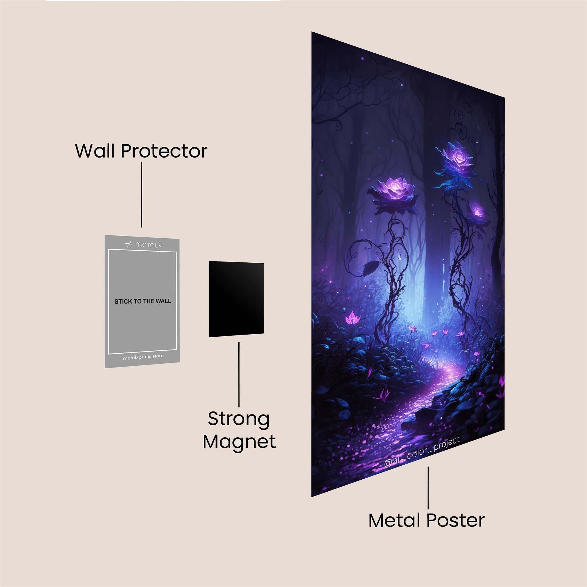 Alien Elegance Safe Wall Magnetic / M