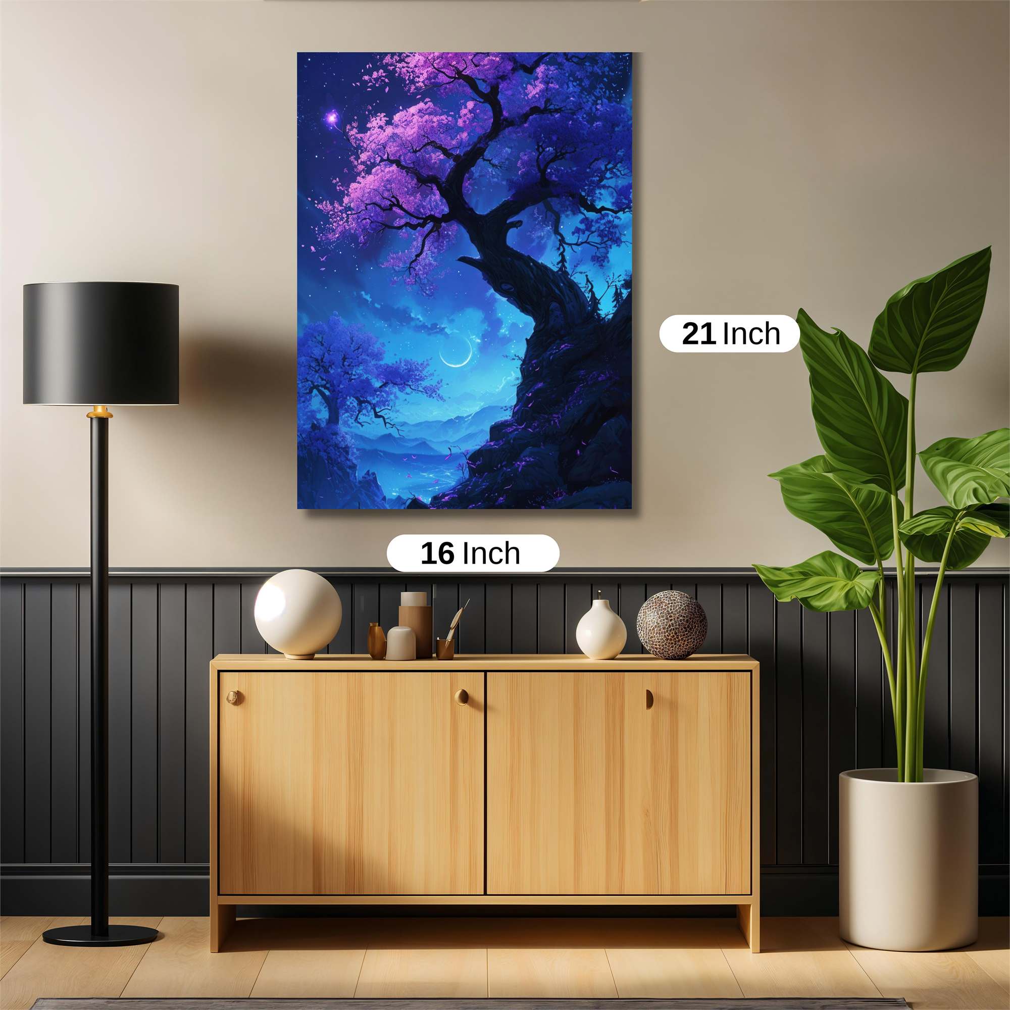 Moonlit Rabbit Safe Wall Magnetic / M