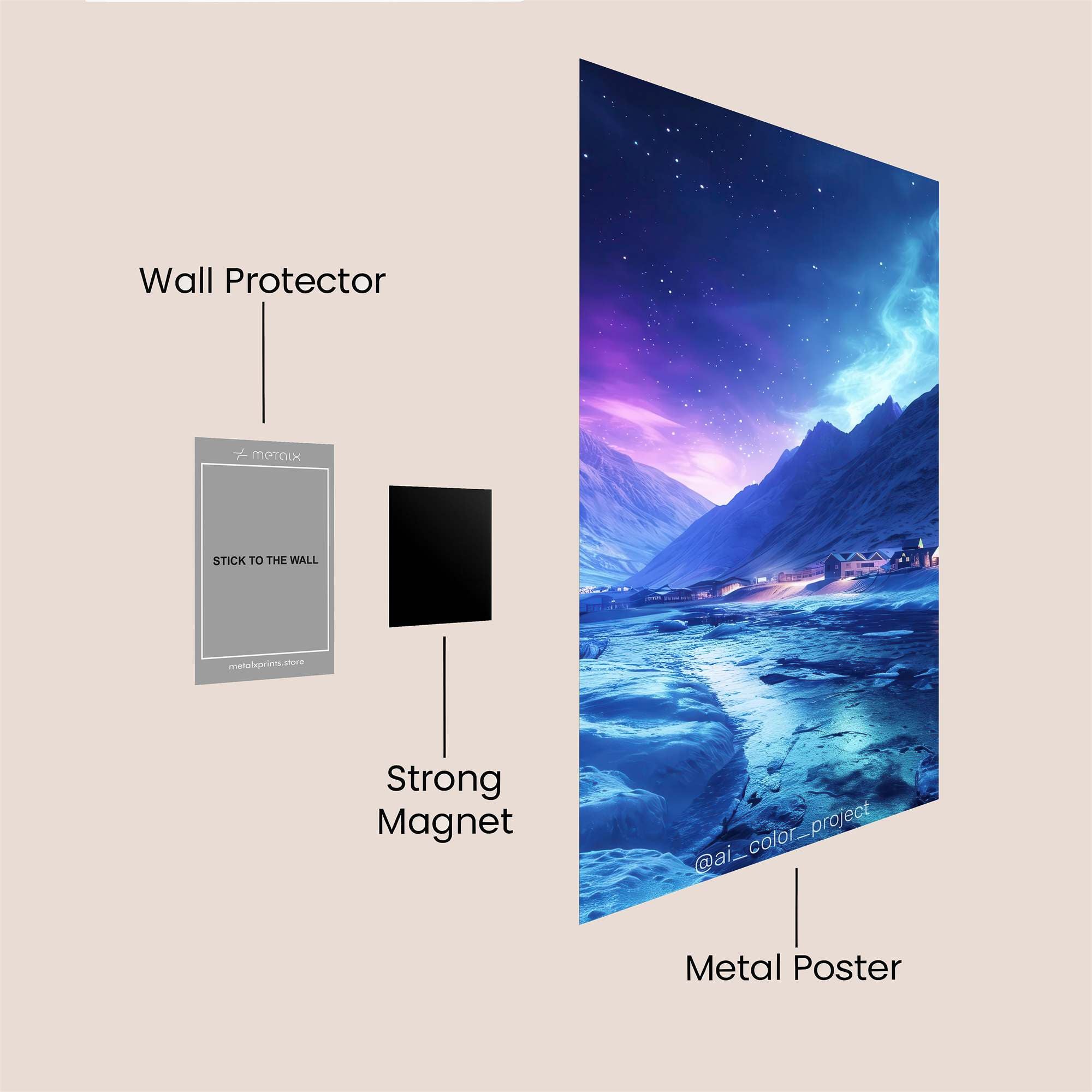 Wolf Harmony Safe Wall Magnetic / M