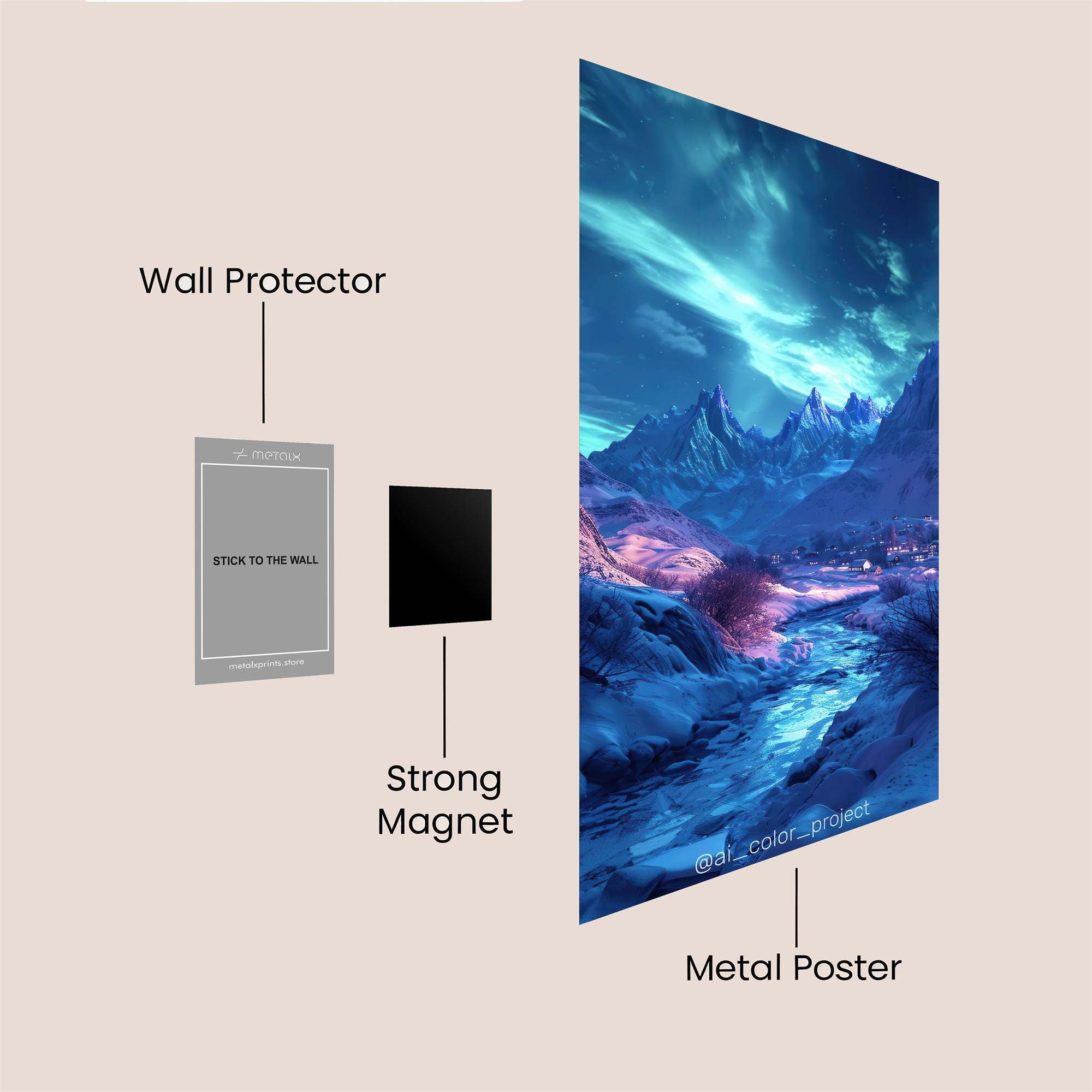 Griffin Blaze Safe Wall Magnetic / M