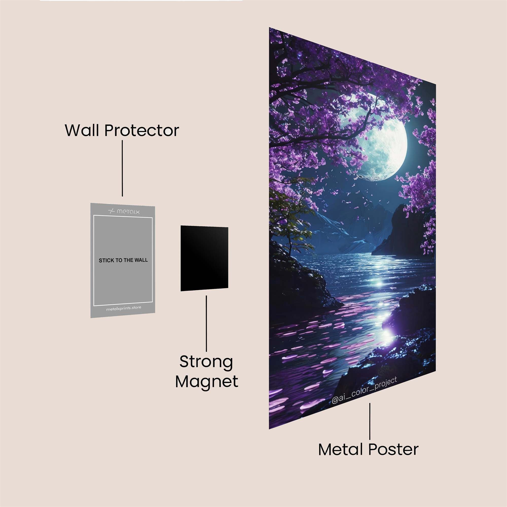 Eagle Blaze Safe Wall Magnetic / M