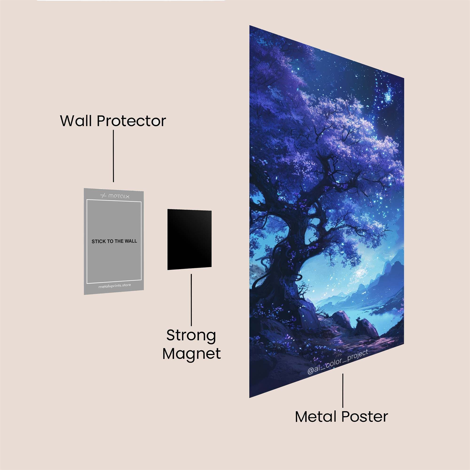 FrostFire Safe Wall Magnetic / M