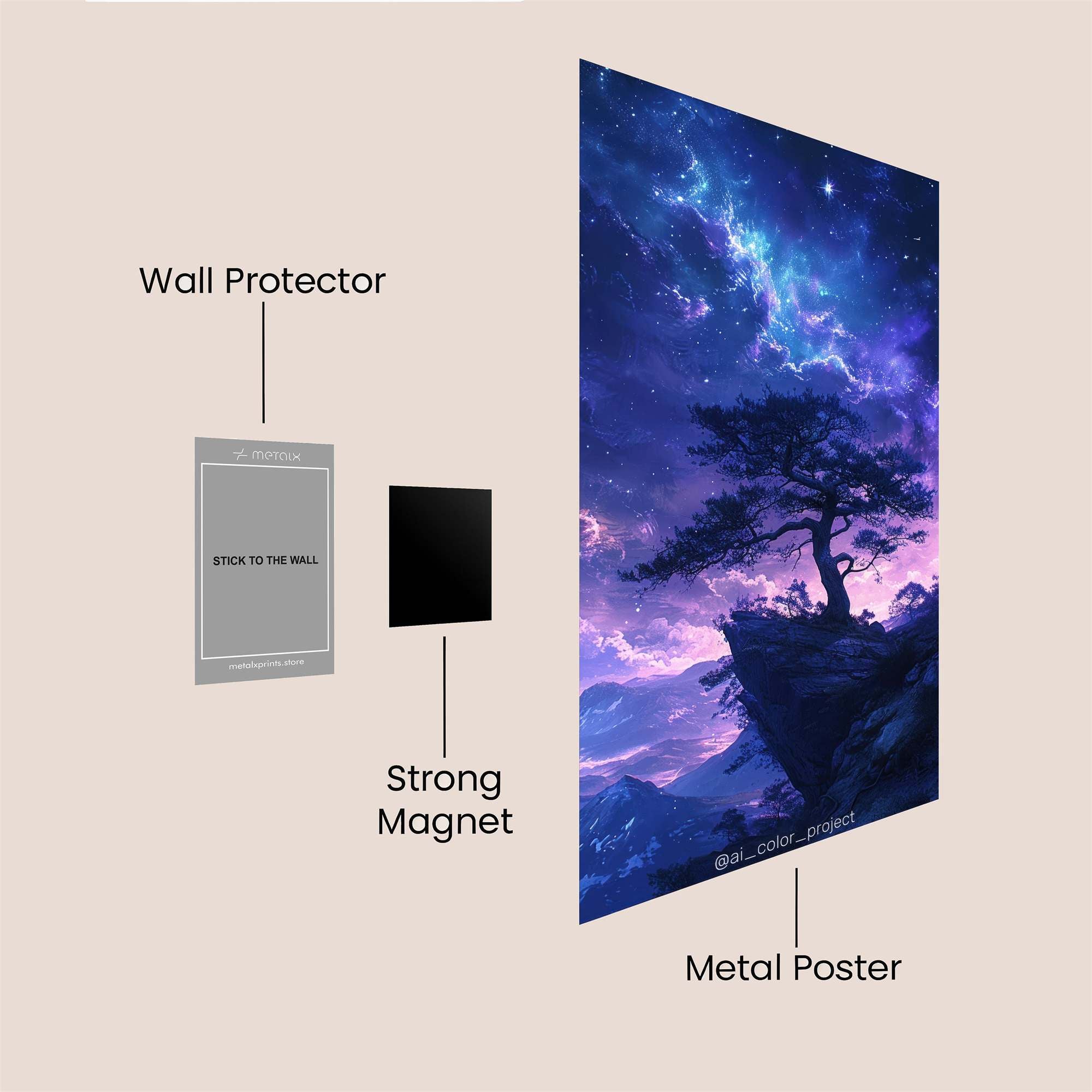 Wolf Serenity Safe Wall Magnetic / M