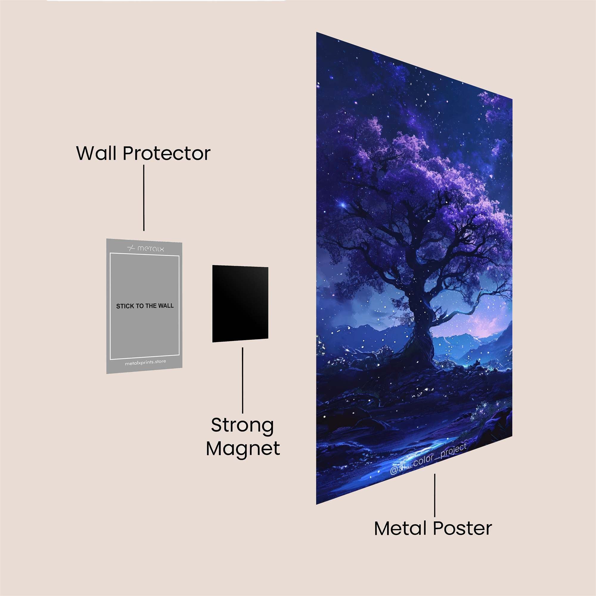 Angel Radiant Safe Wall Magnetic / M