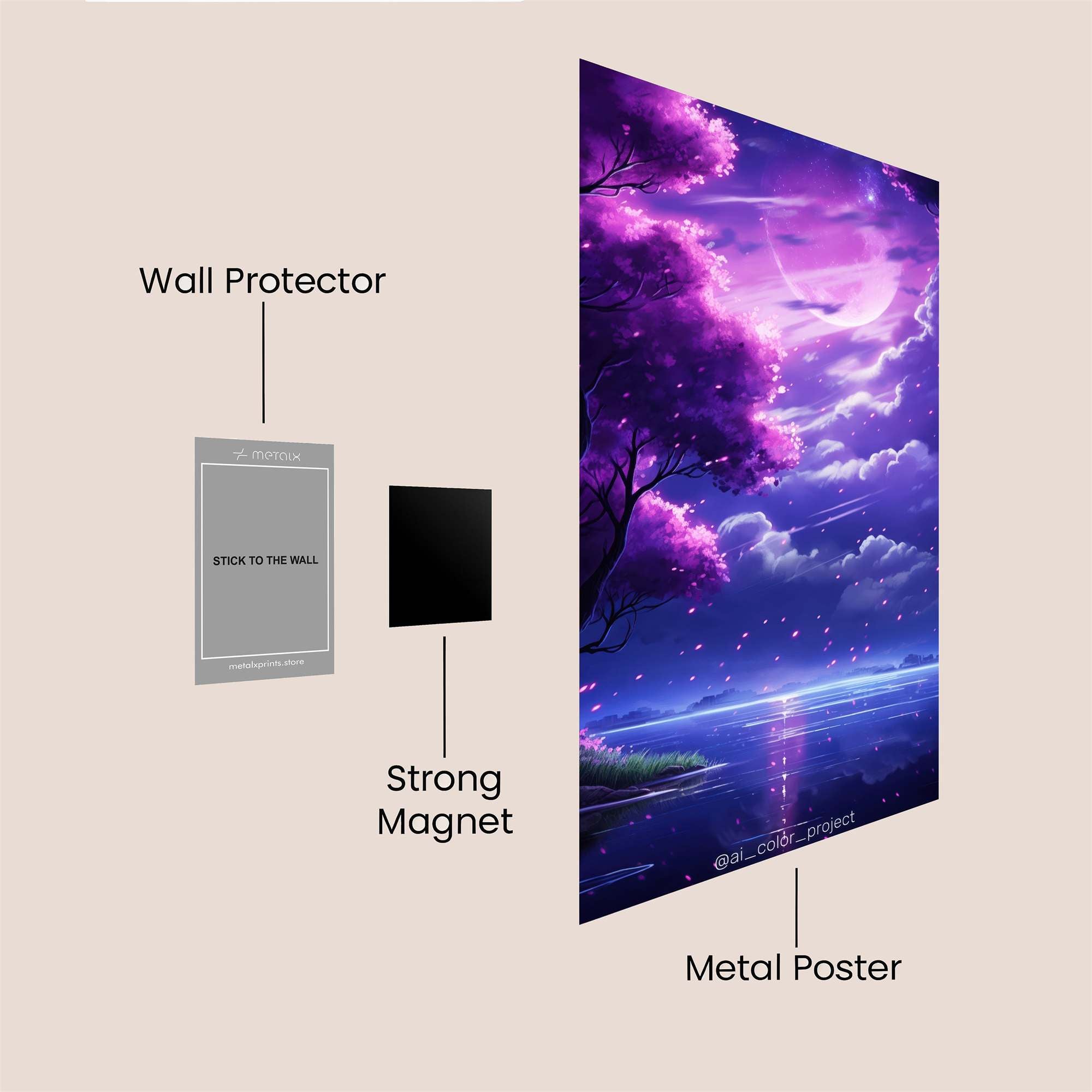 Lions Duality Safe Wall Magnetic / M