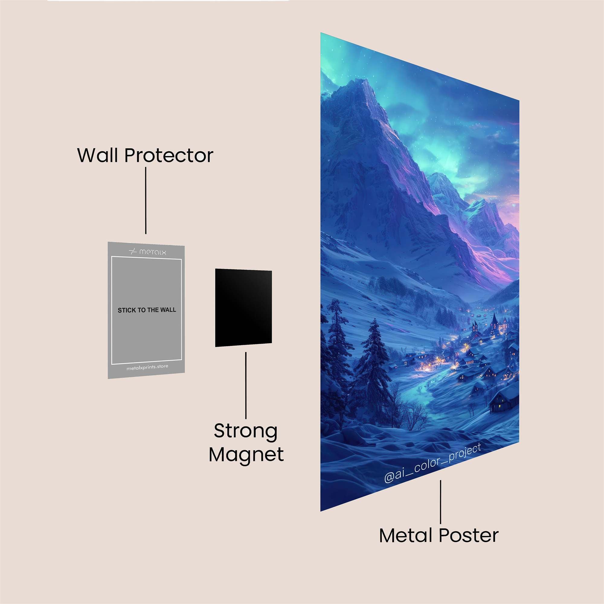 Griffin Blaze Safe Wall Magnetic / M