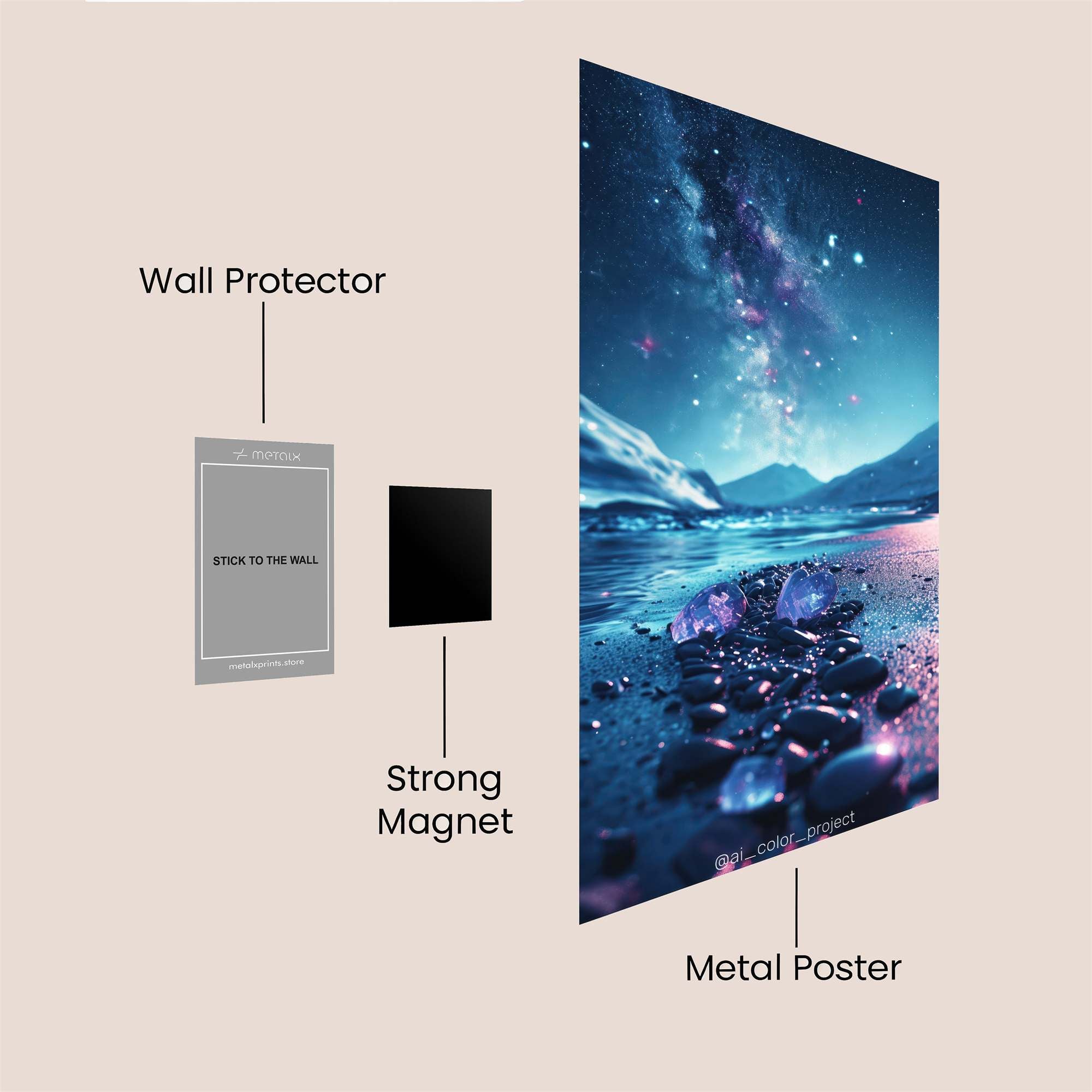 Polar Enchantment Safe Wall Magnetic / M