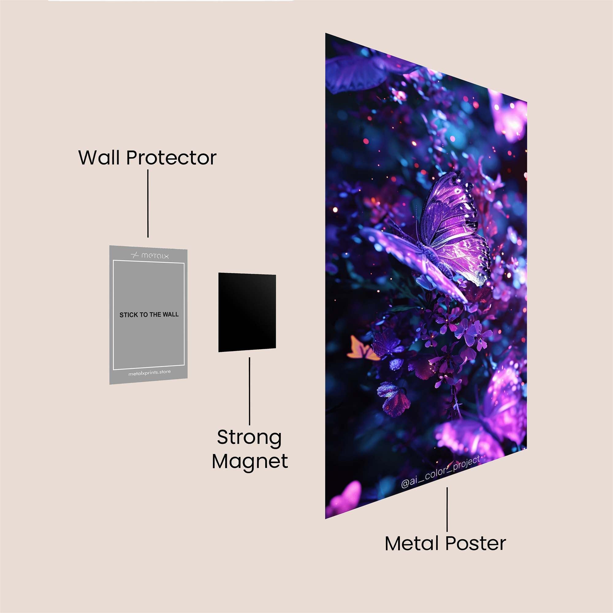 Alien Serenity Safe Wall Magnetic / M