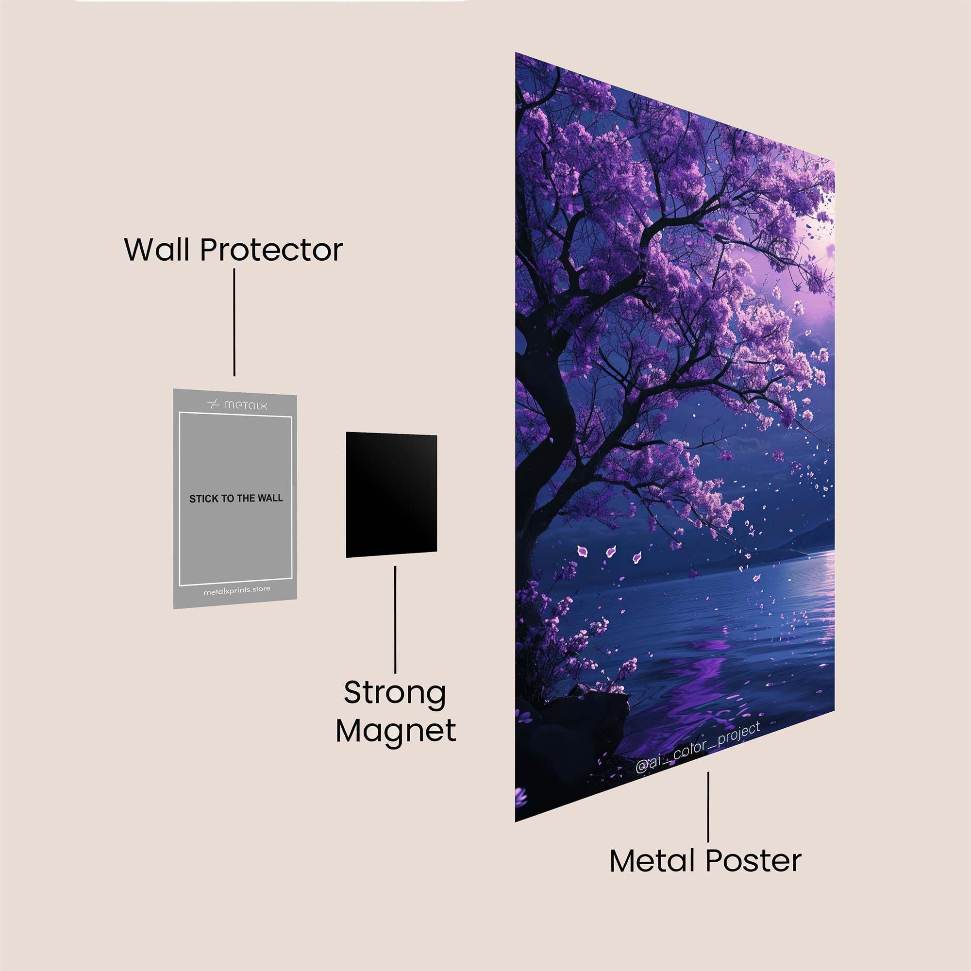 Lotus Radiance Safe Wall Magnetic / M
