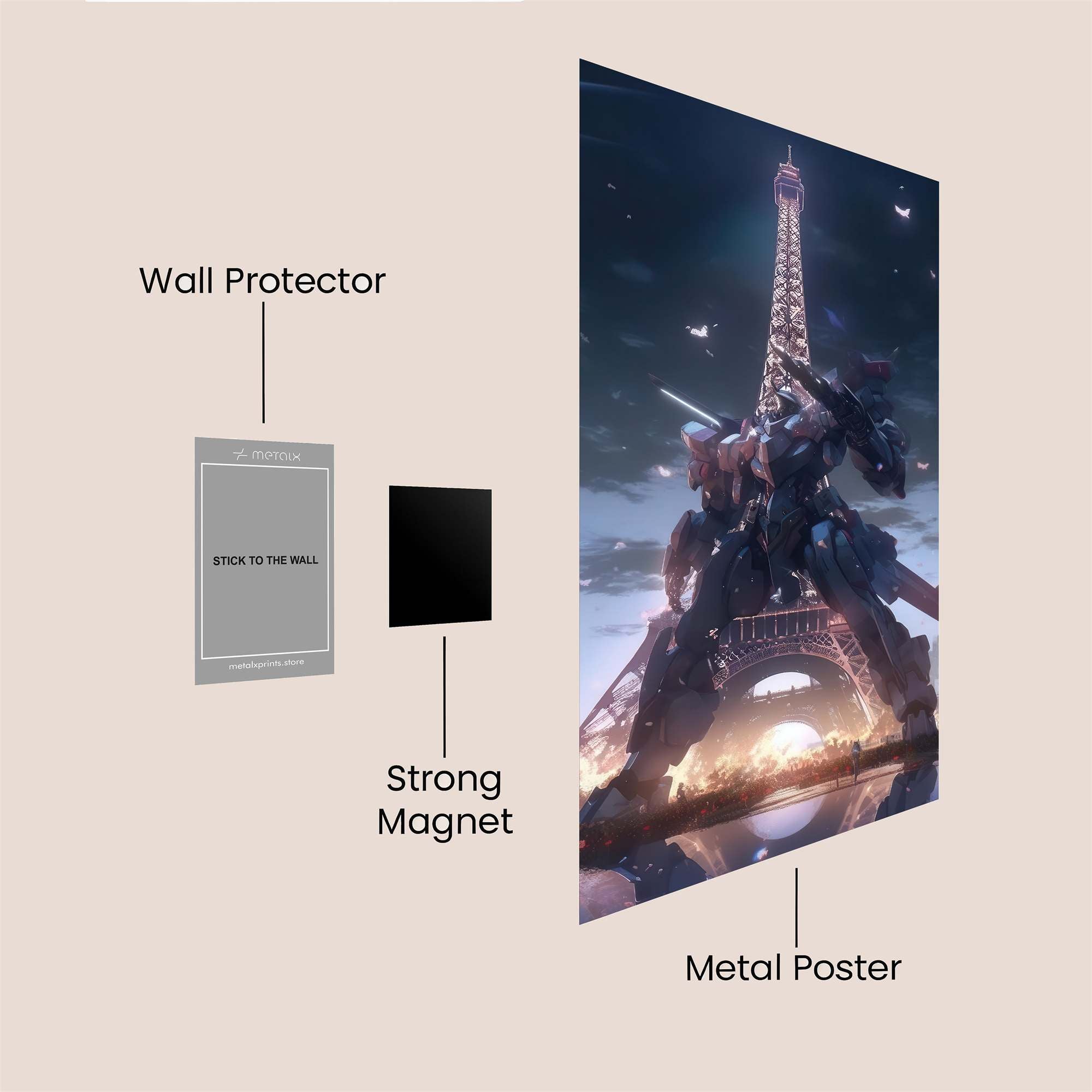Phoenix Resurgence Safe Wall Magnetic / M