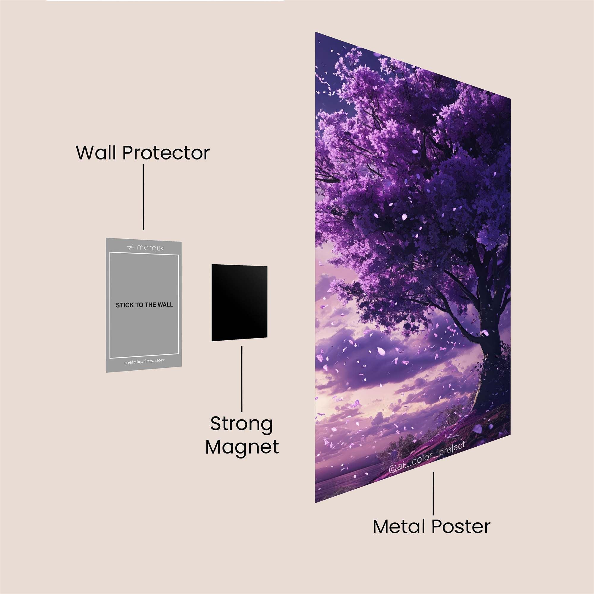 Aurora Polar Safe Wall Magnetic / M