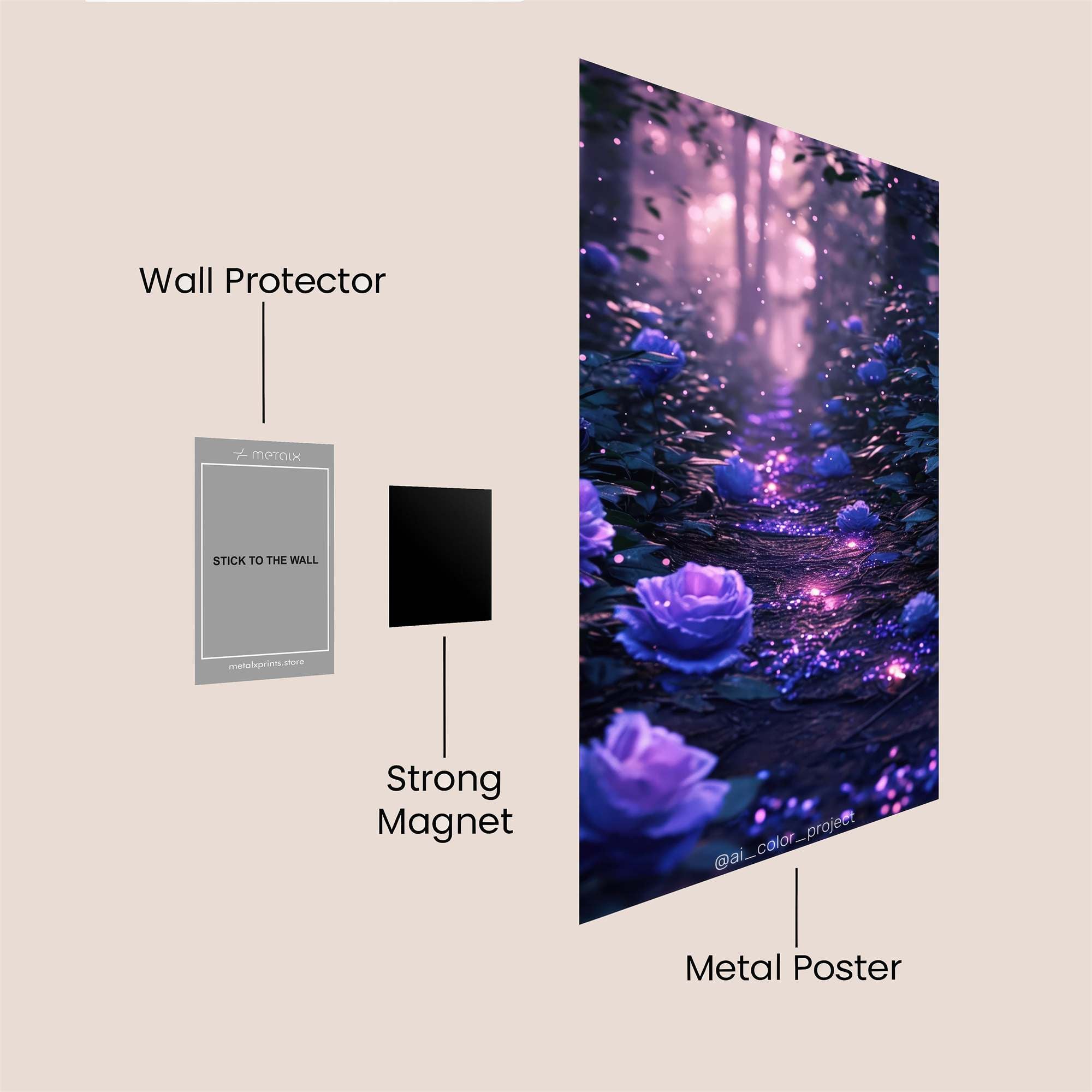 Samurai Serenity Safe Wall Magnetic / M