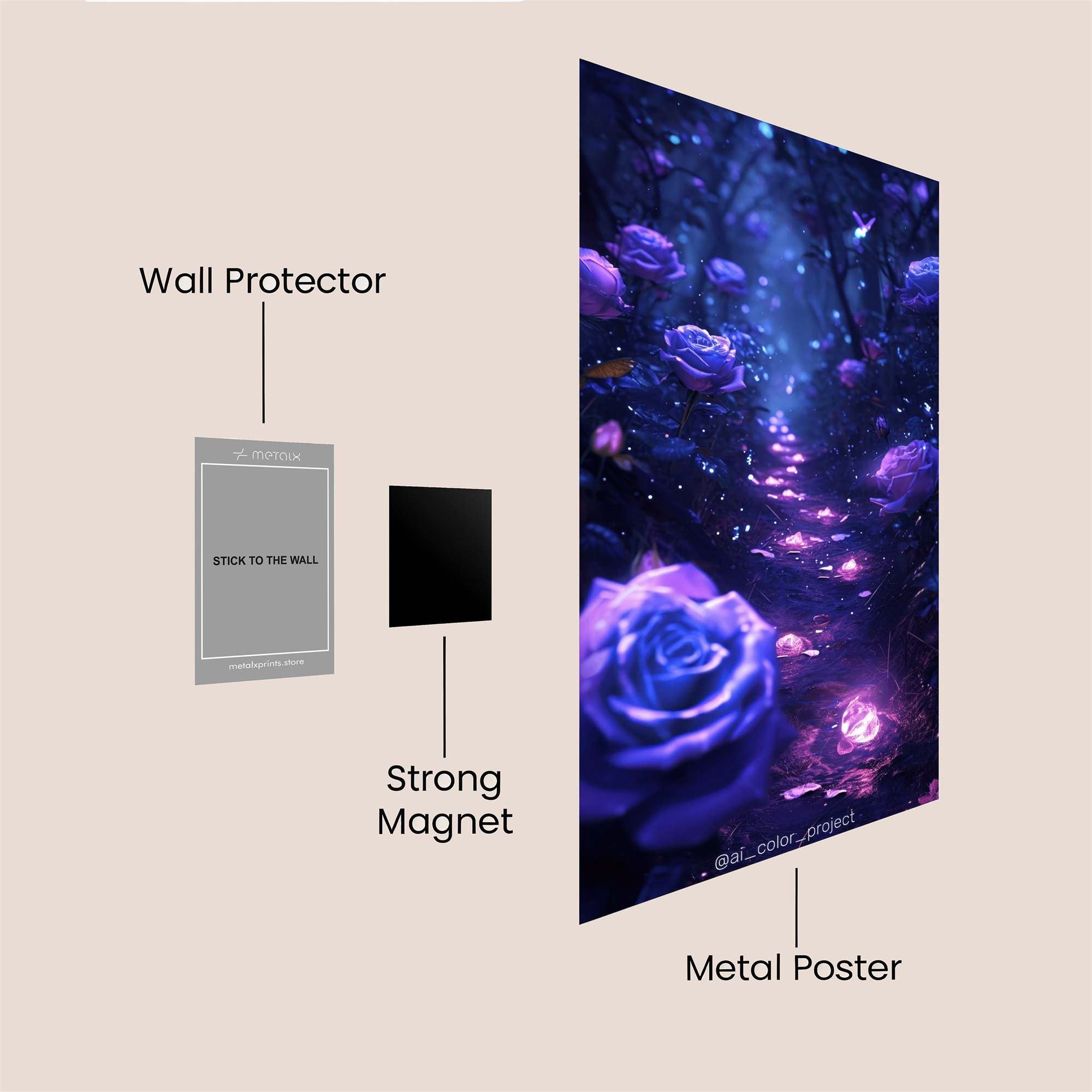 Owl Radiance Safe Wall Magnetic / M