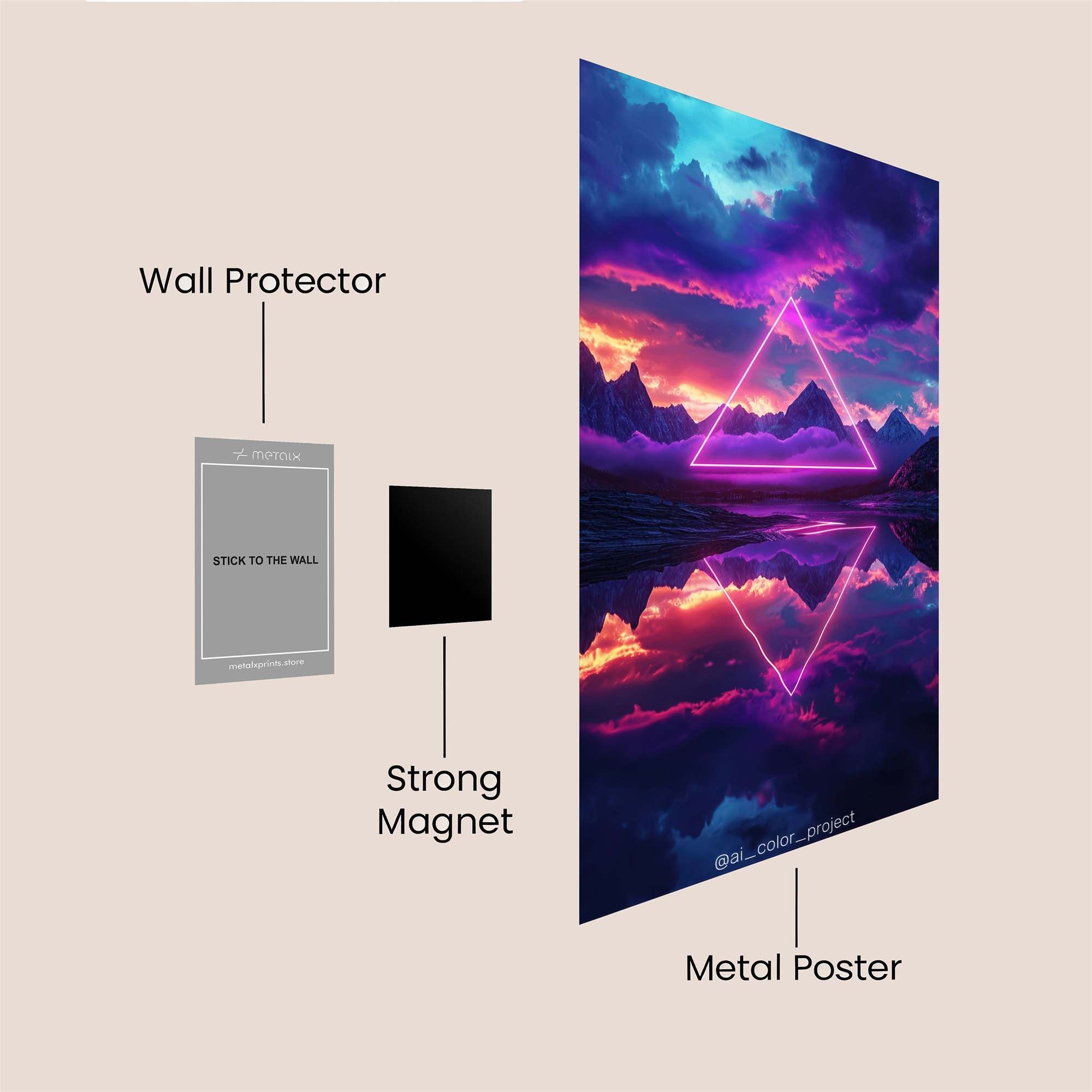 Butterfly Radiance Safe Wall Magnetic / M