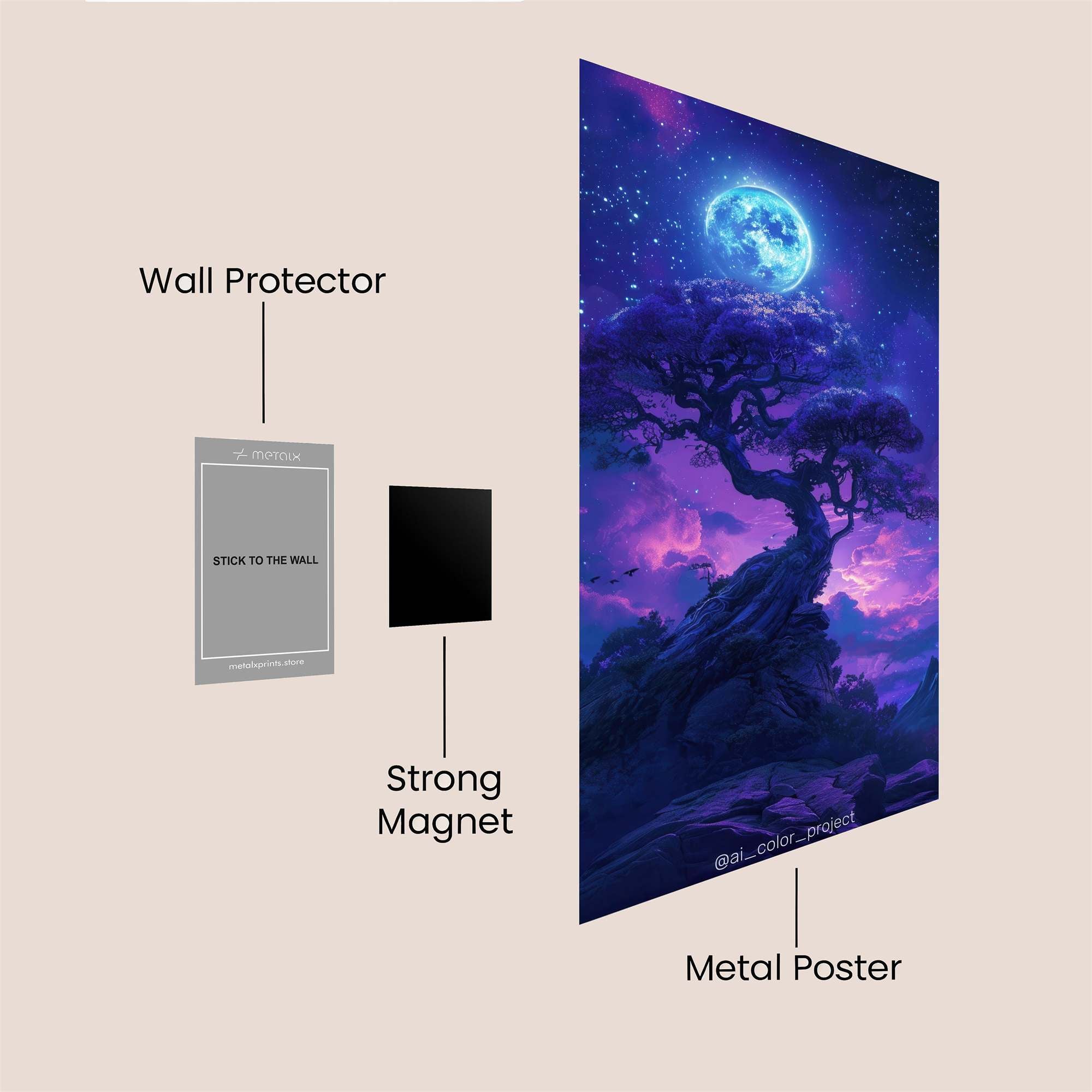Angel Ascendant Safe Wall Magnetic / M