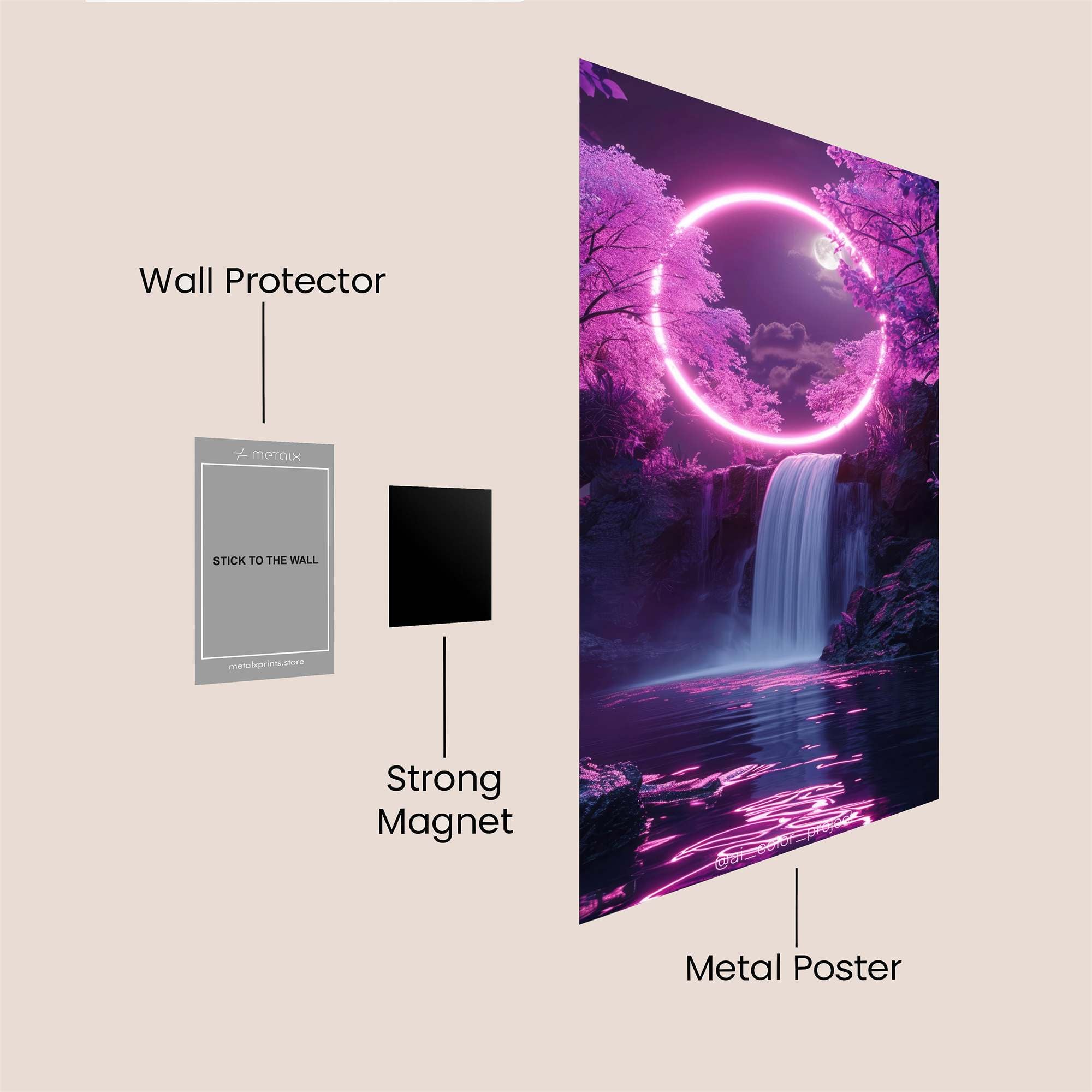 Butterfly Radiance Safe Wall Magnetic / M