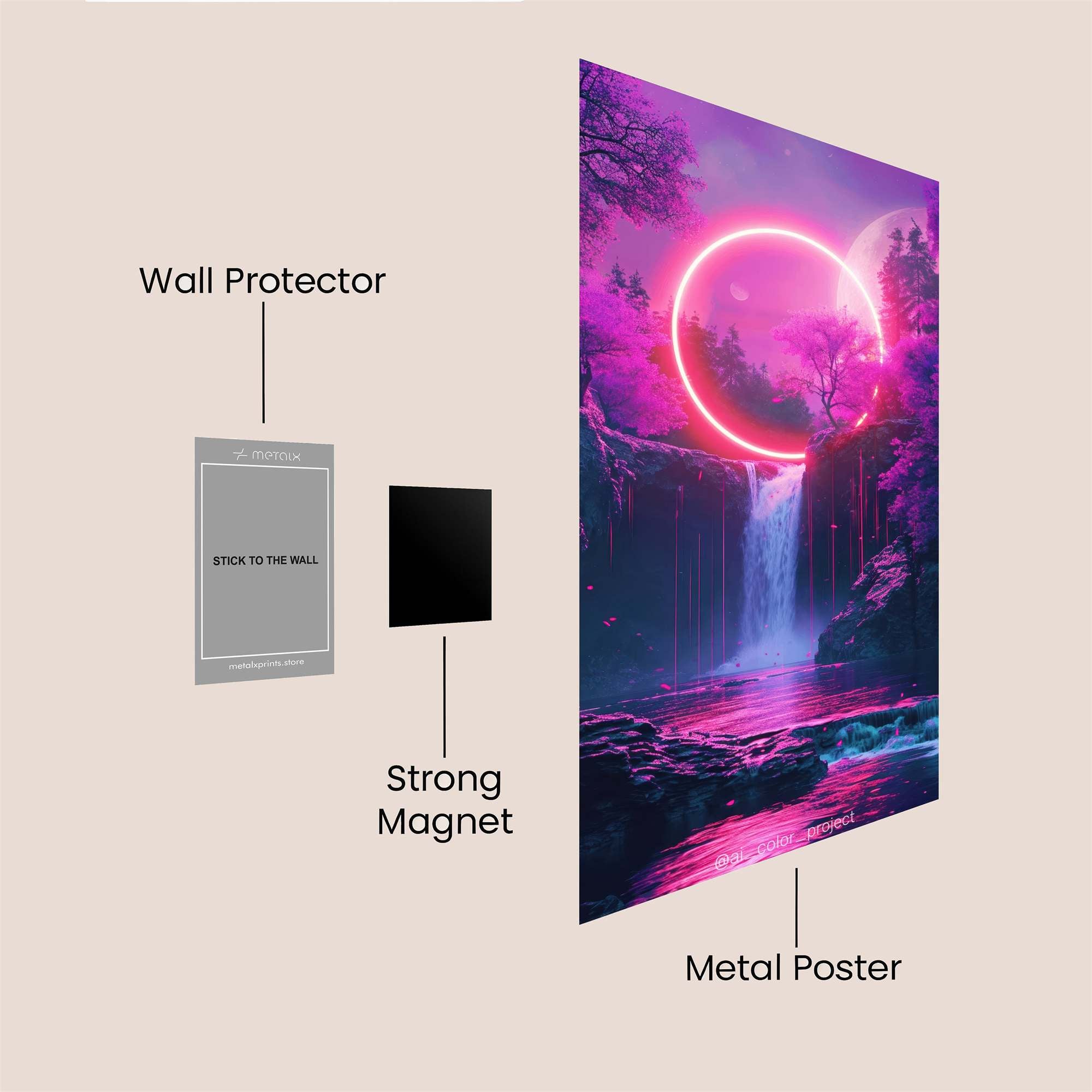 Mystic Lion Safe Wall Magnetic / M