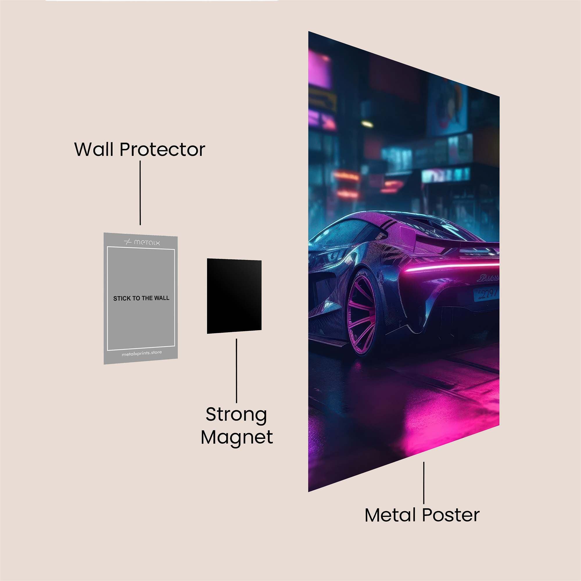 Forest Embrace Safe Wall Magnetic / M