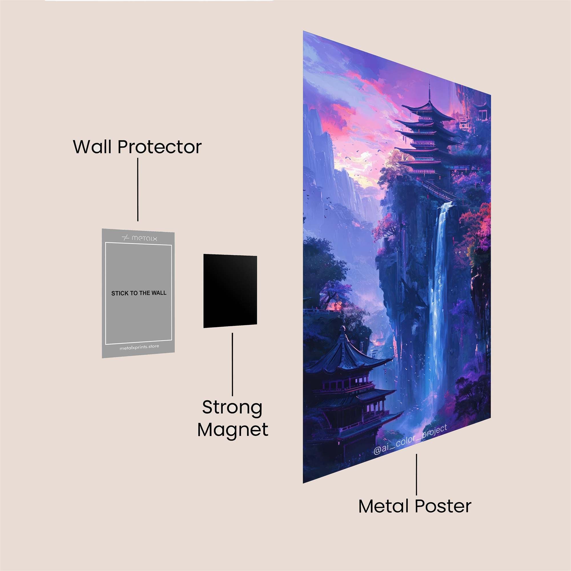 Phoenix Radiance Safe Wall Magnetic / M