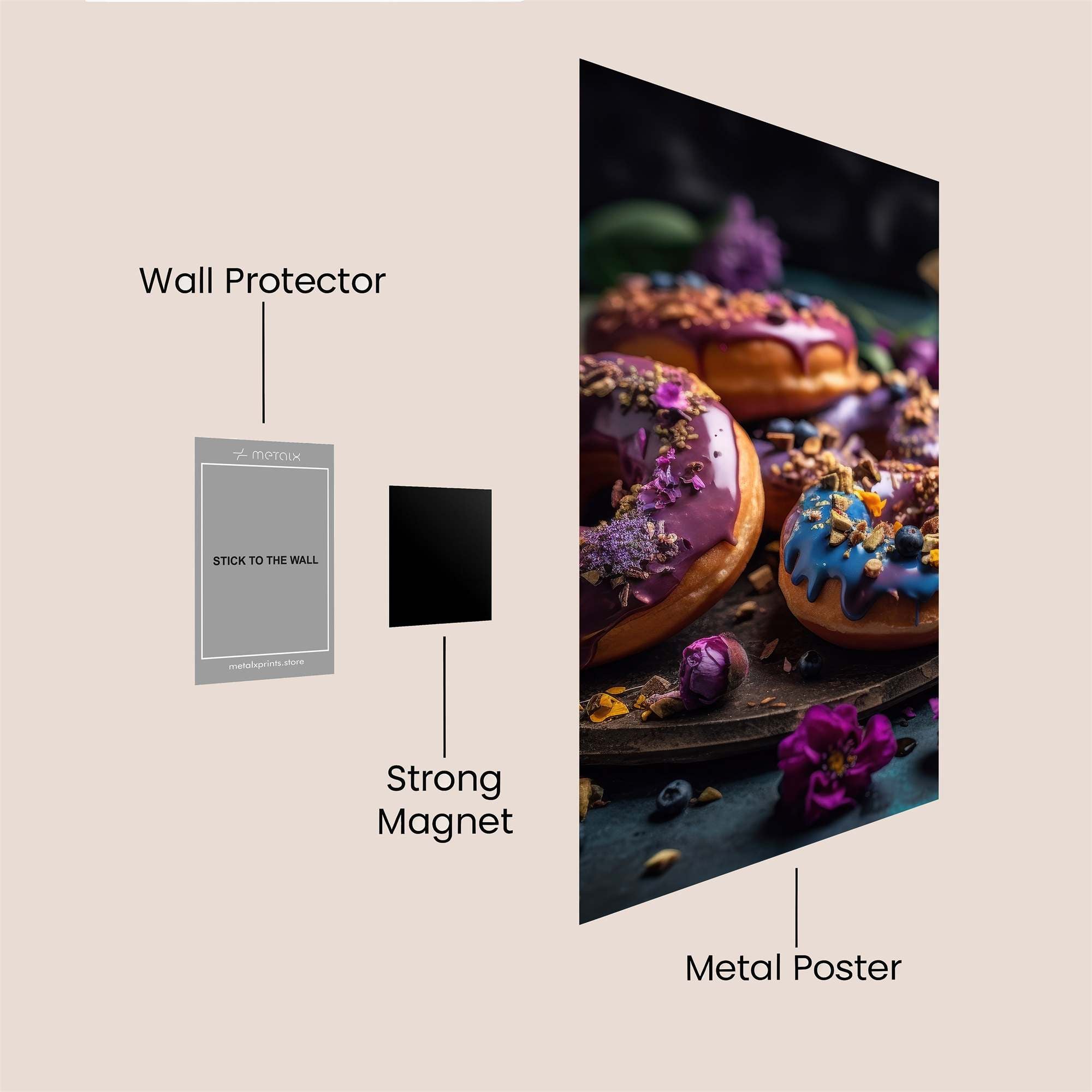 Panda Warrior Safe Wall Magnetic / M