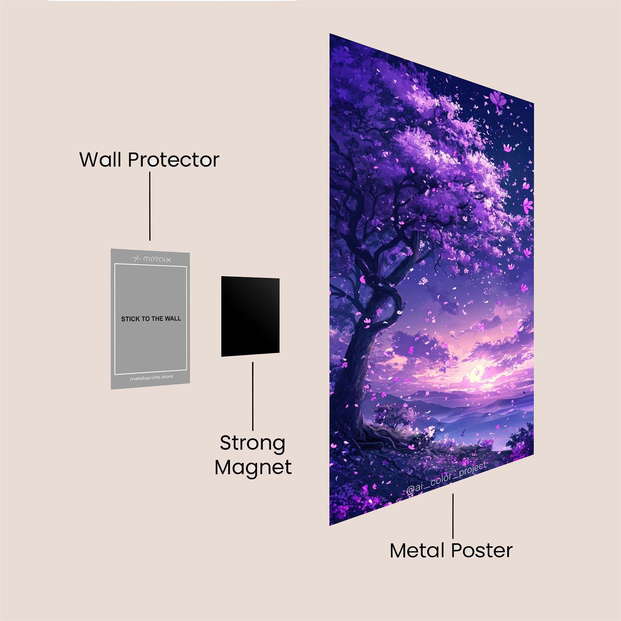 Starry Crab Safe Wall Magnetic / M