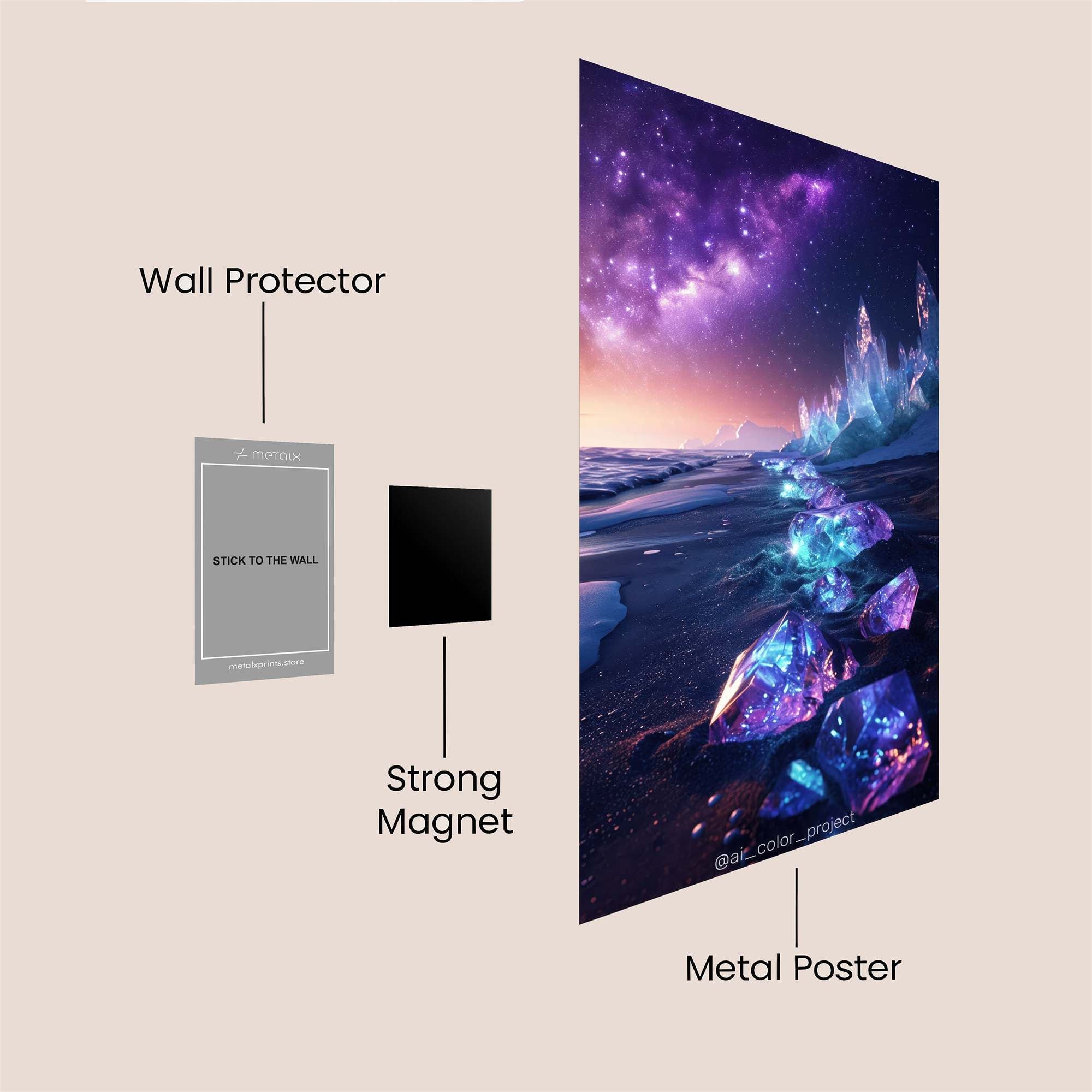 Chameleon Serenity Safe Wall Magnetic / M