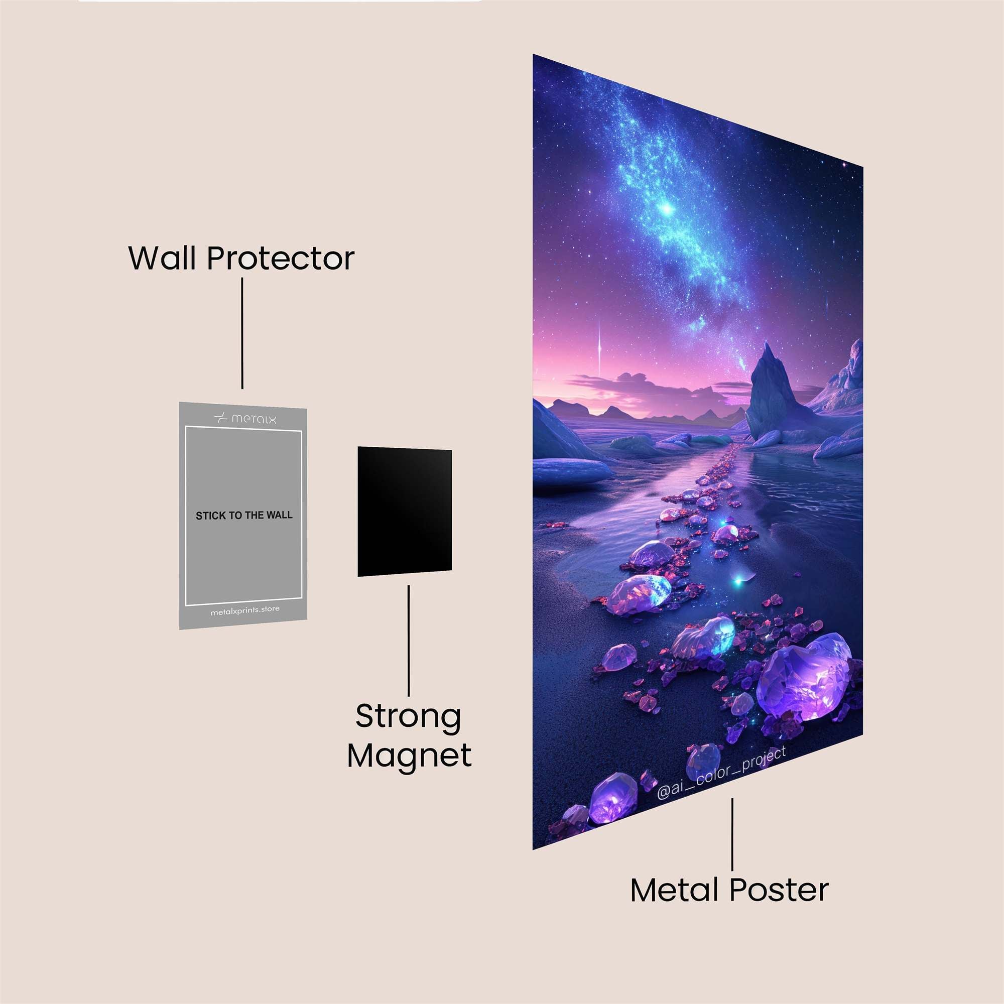 Sobek Regal Safe Wall Magnetic / M