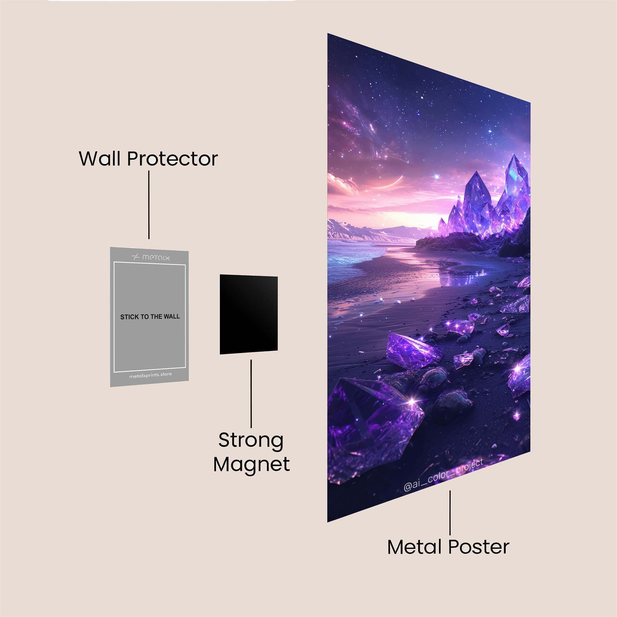 Squire Squirrel Safe Wall Magnetic / M
