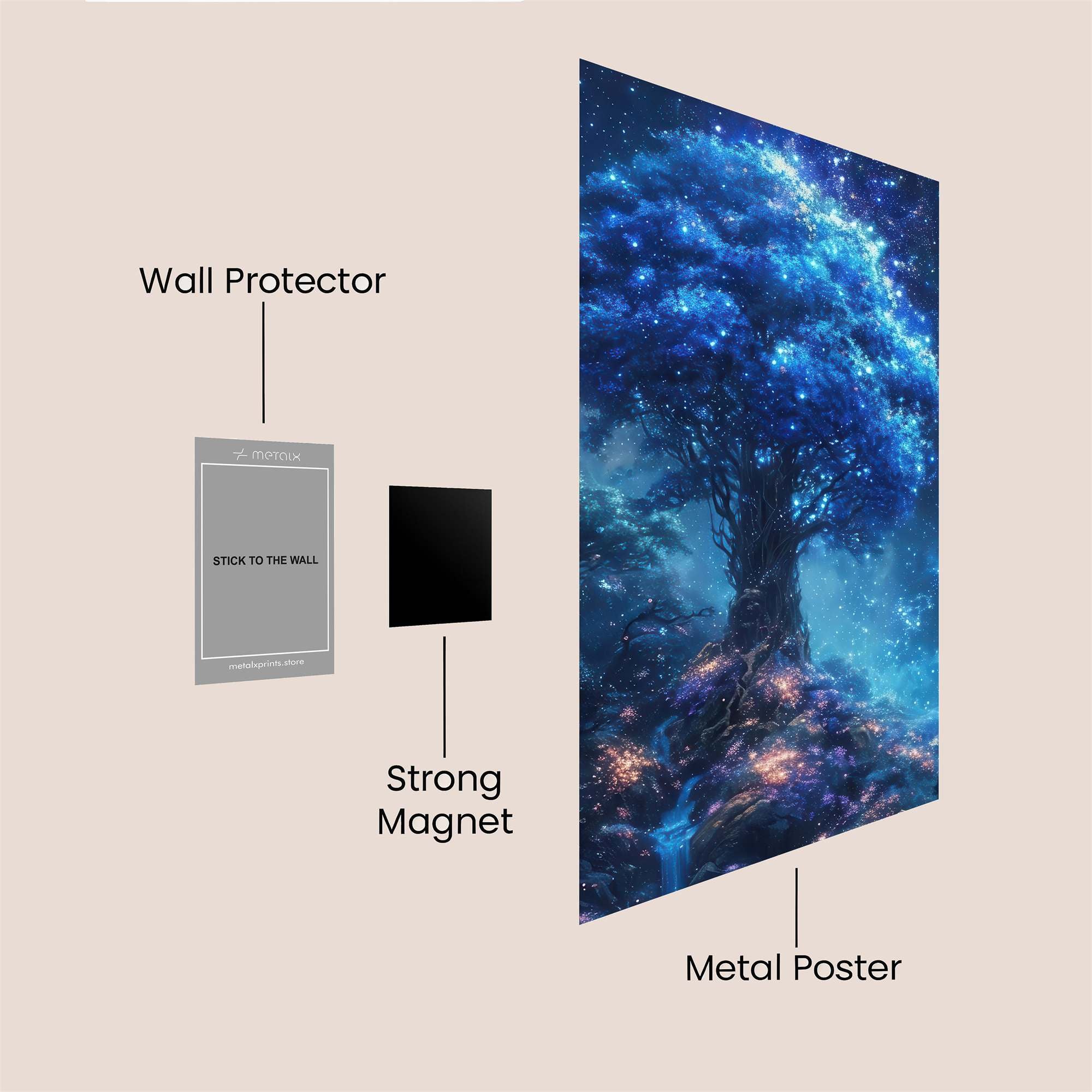 Phoenix Radiant Safe Wall Magnetic / M
