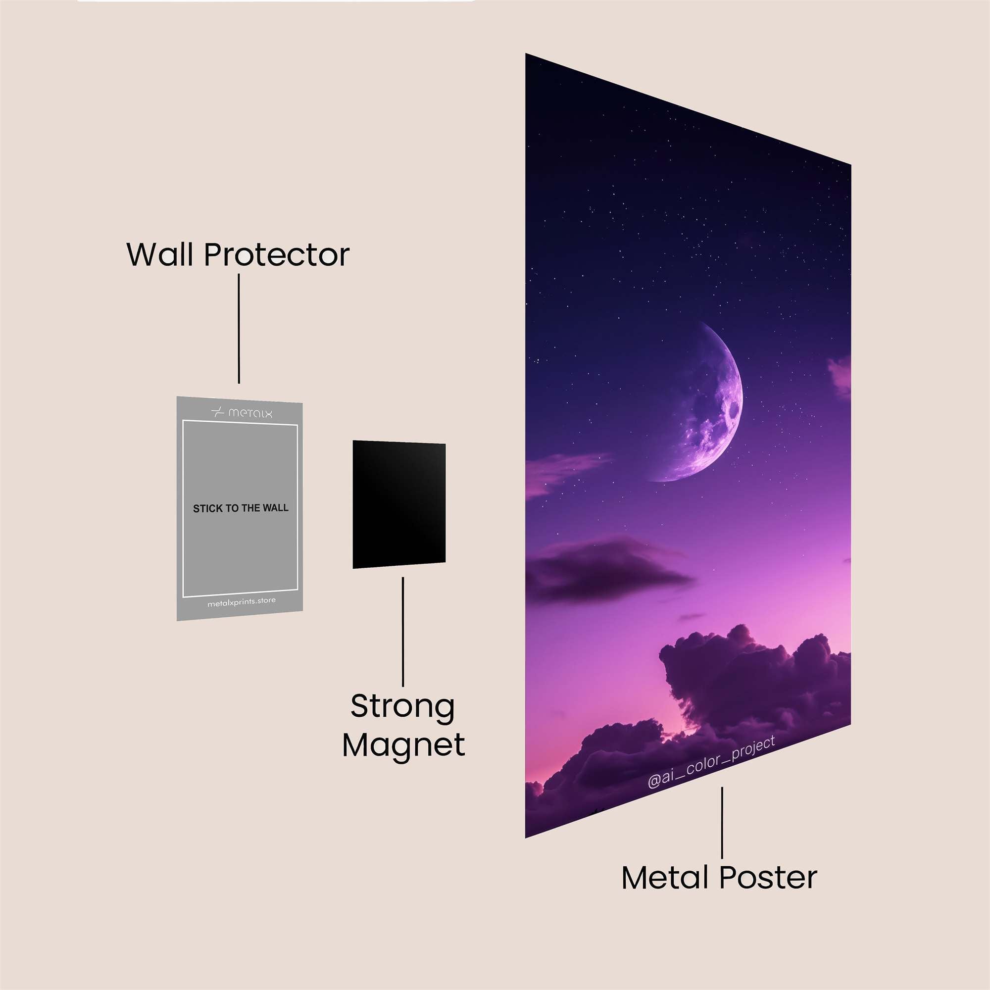 Samurai Serenity Safe Wall Magnetic / M