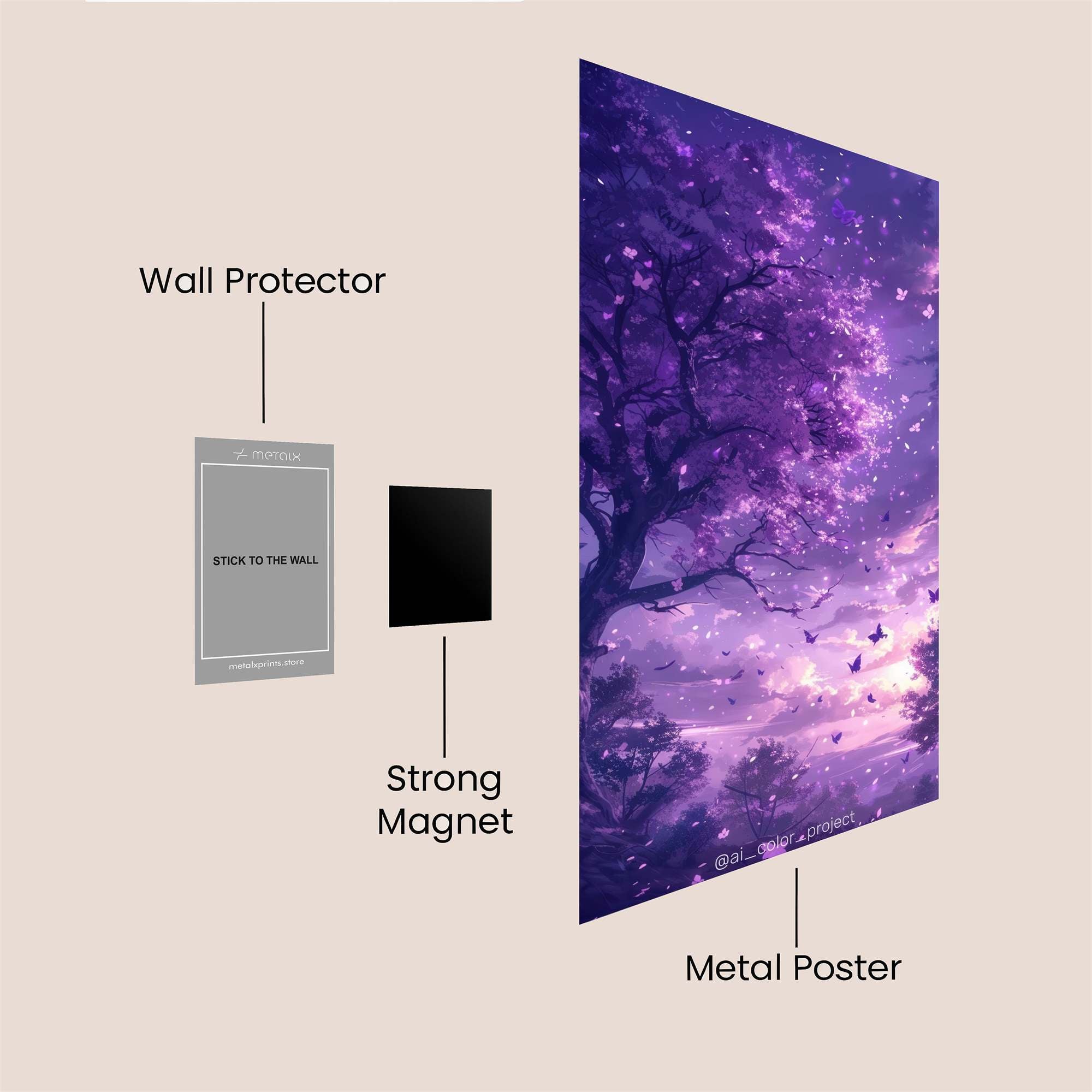 Sobek Regal Safe Wall Magnetic / M