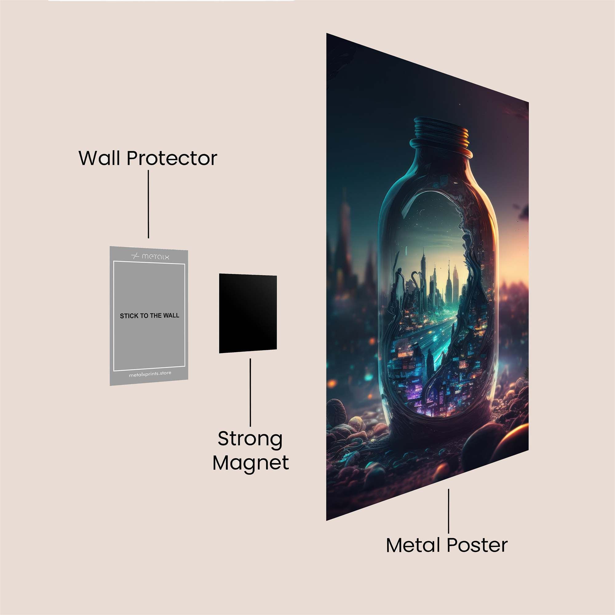 Wolves Clash Safe Wall Magnetic / M