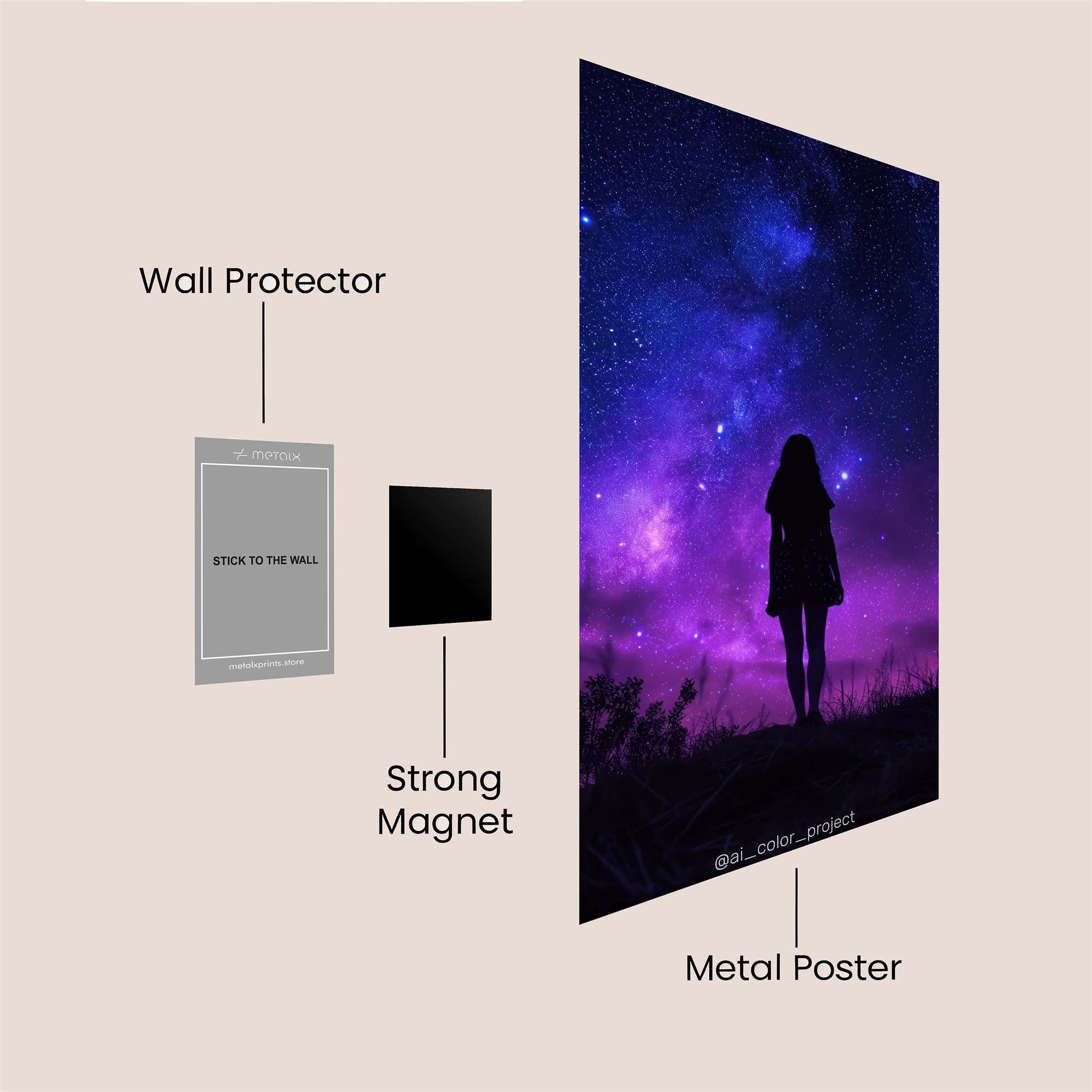 Tiger Duality Safe Wall Magnetic / M