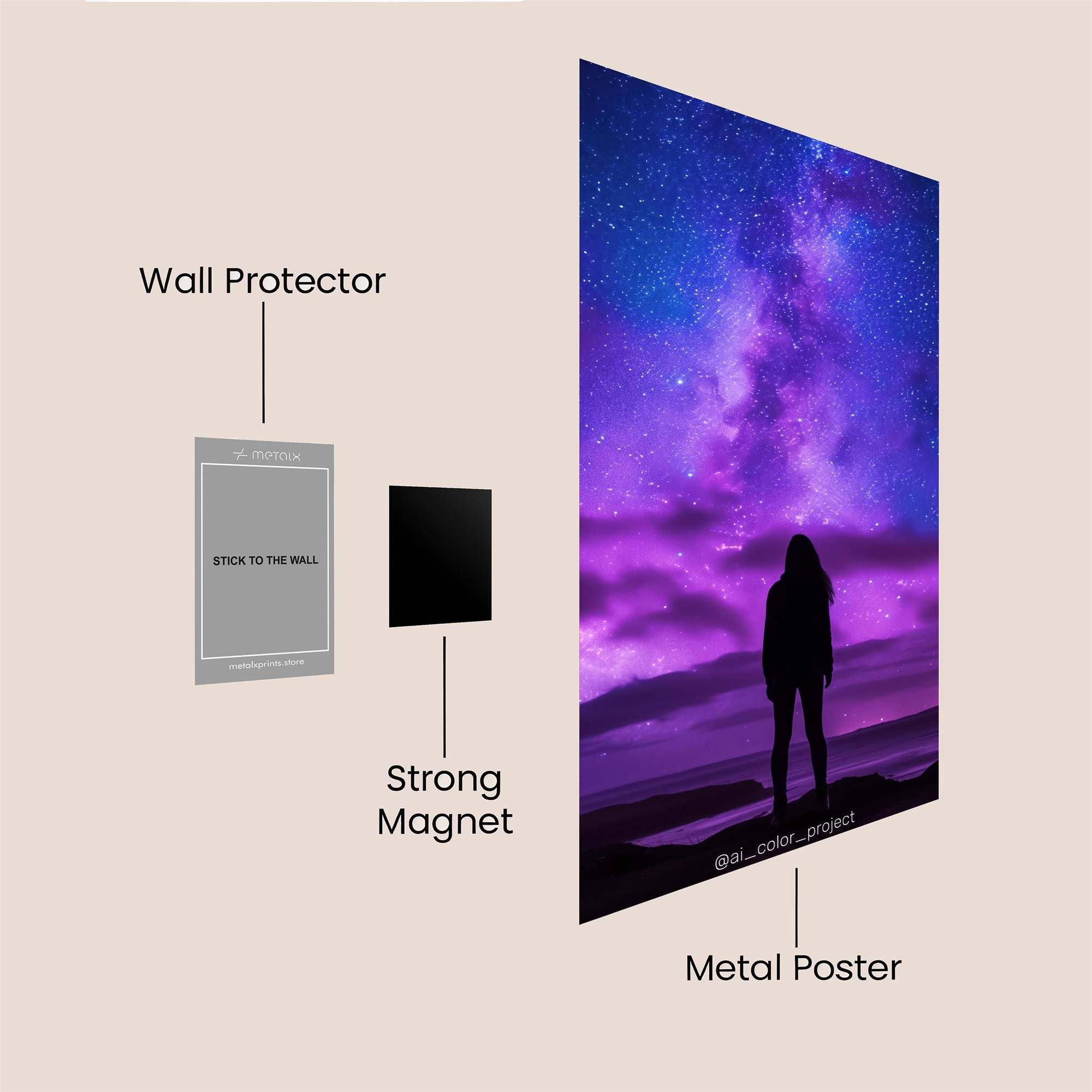 Lions Love Safe Wall Magnetic / M