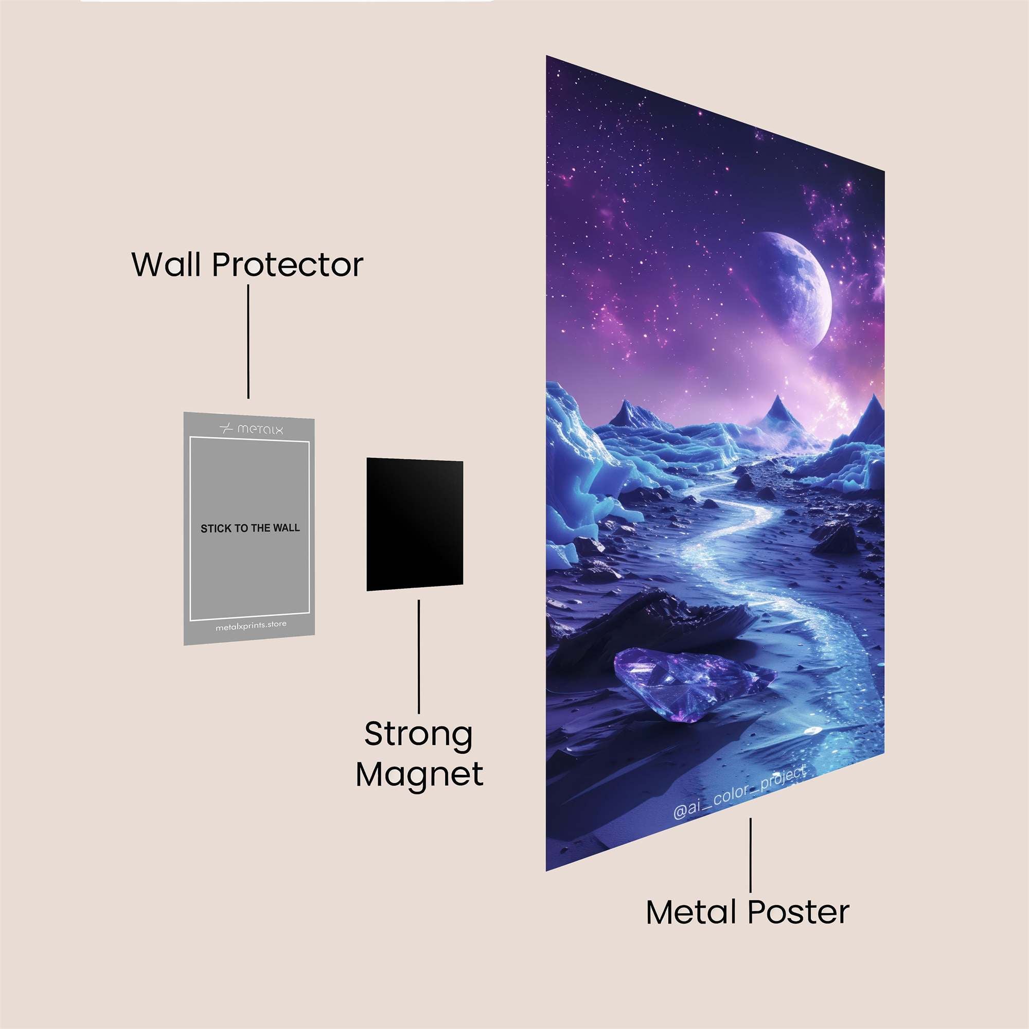 Robot Embrace Safe Wall Magnetic / M
