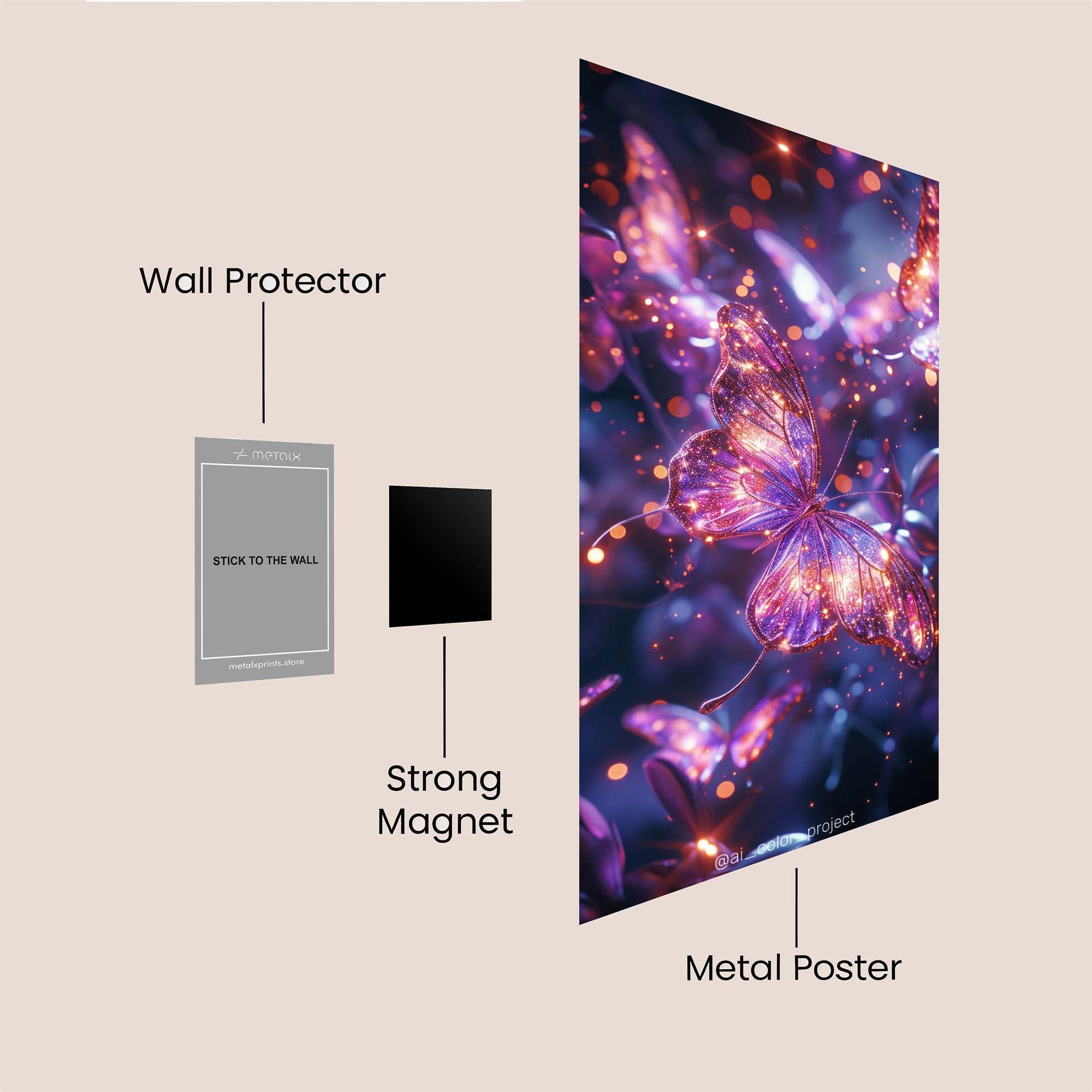 Mystic Elegance Safe Wall Magnetic / M