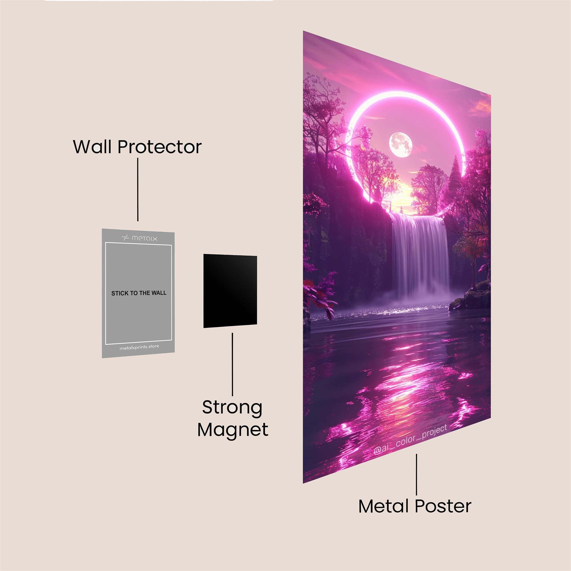 Volcano Eruption Safe Wall Magnetic / M