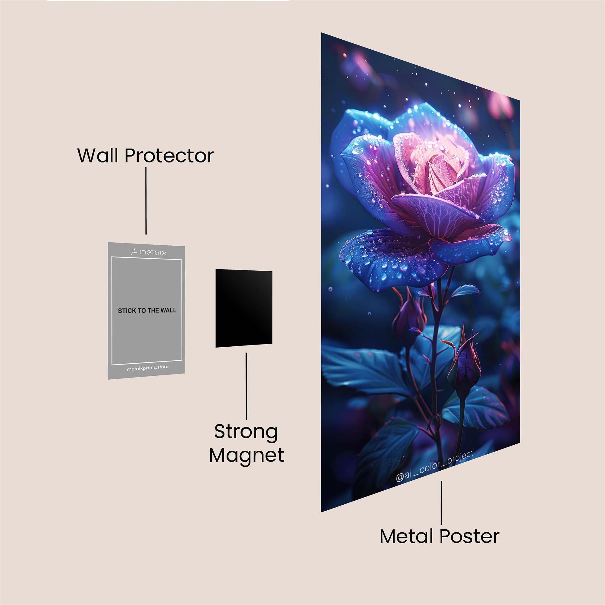 Volcanic Rapture Safe Wall Magnetic / M