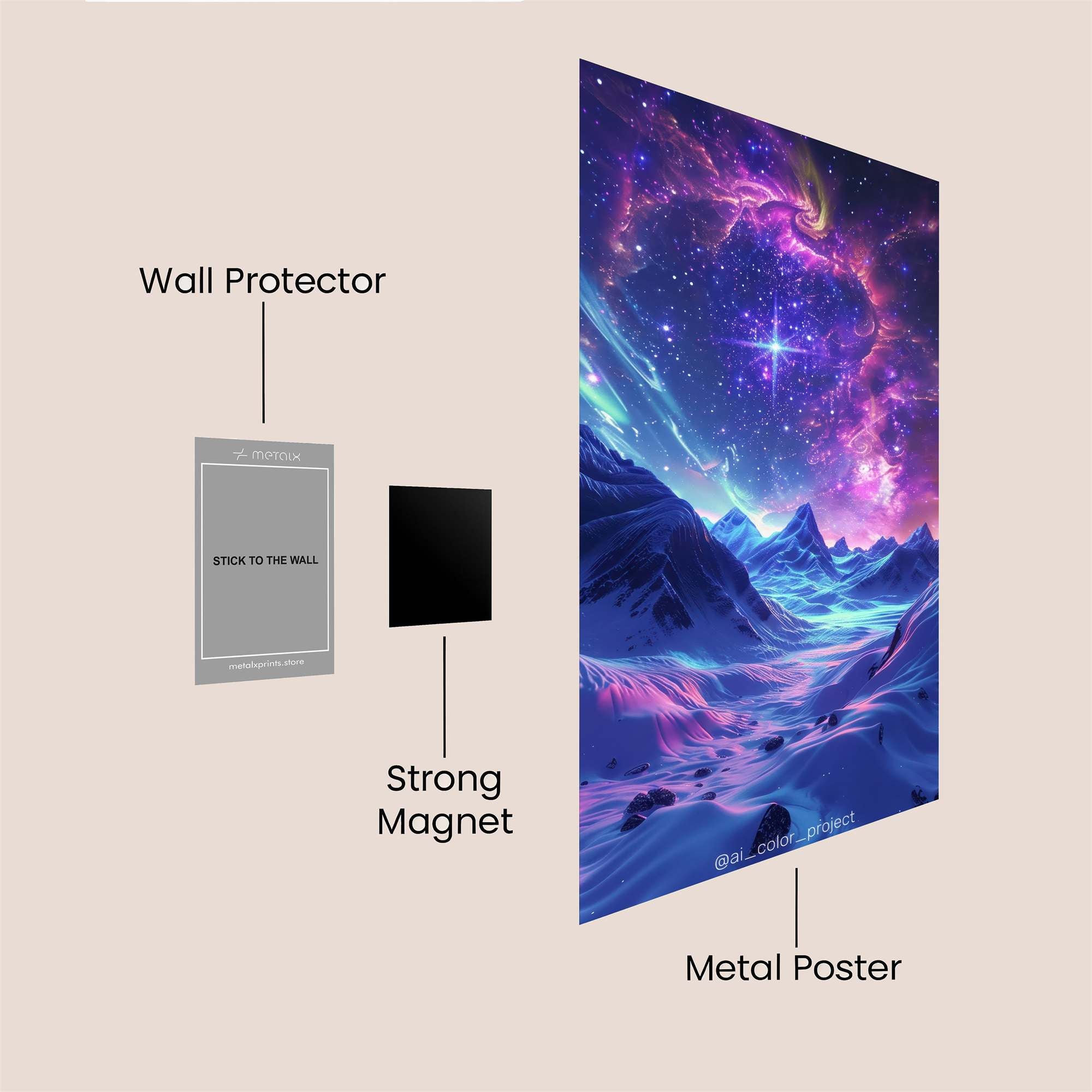 Celestial Fury Safe Wall Magnetic / M