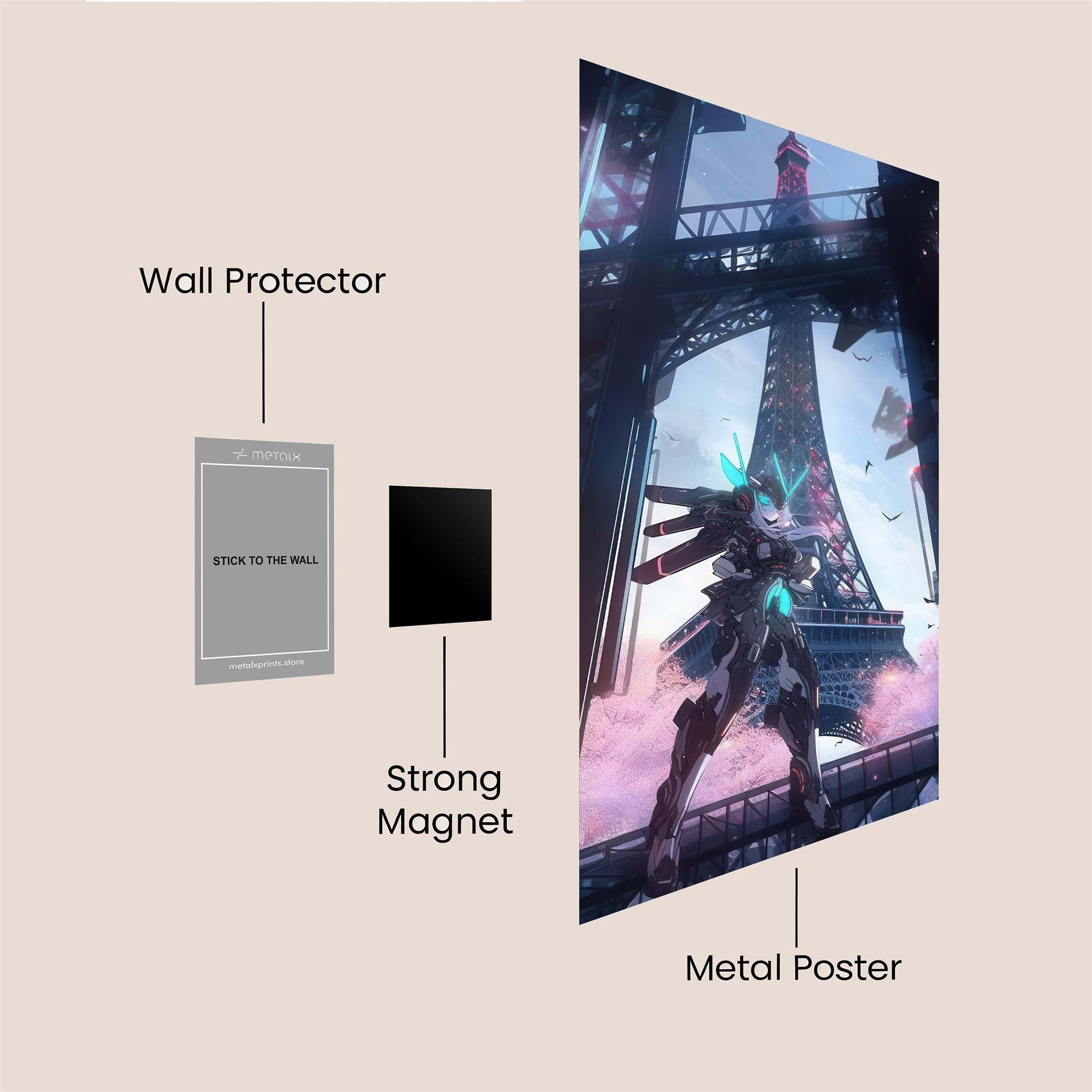 Fox Enchantment Safe Wall Magnetic / M