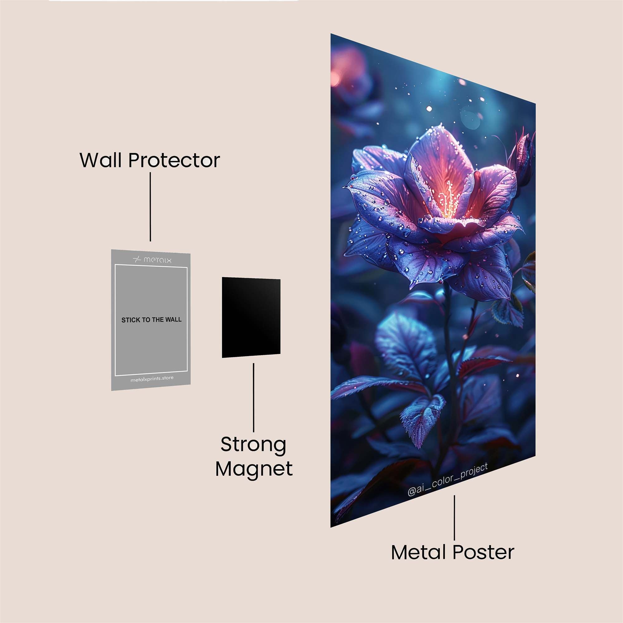 Volcanic Serenity Safe Wall Magnetic / M