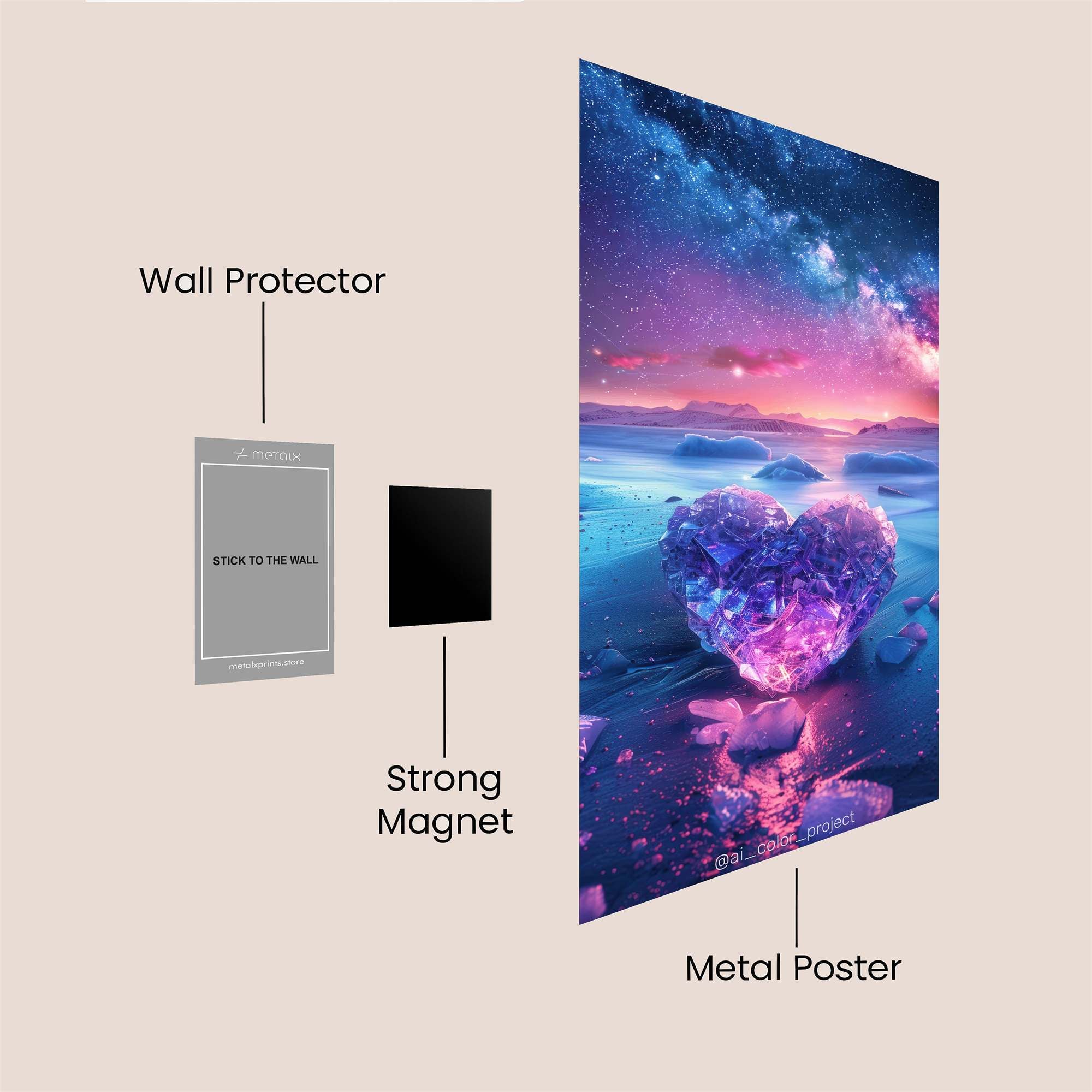 FlameKnight Safe Wall Magnetic / M