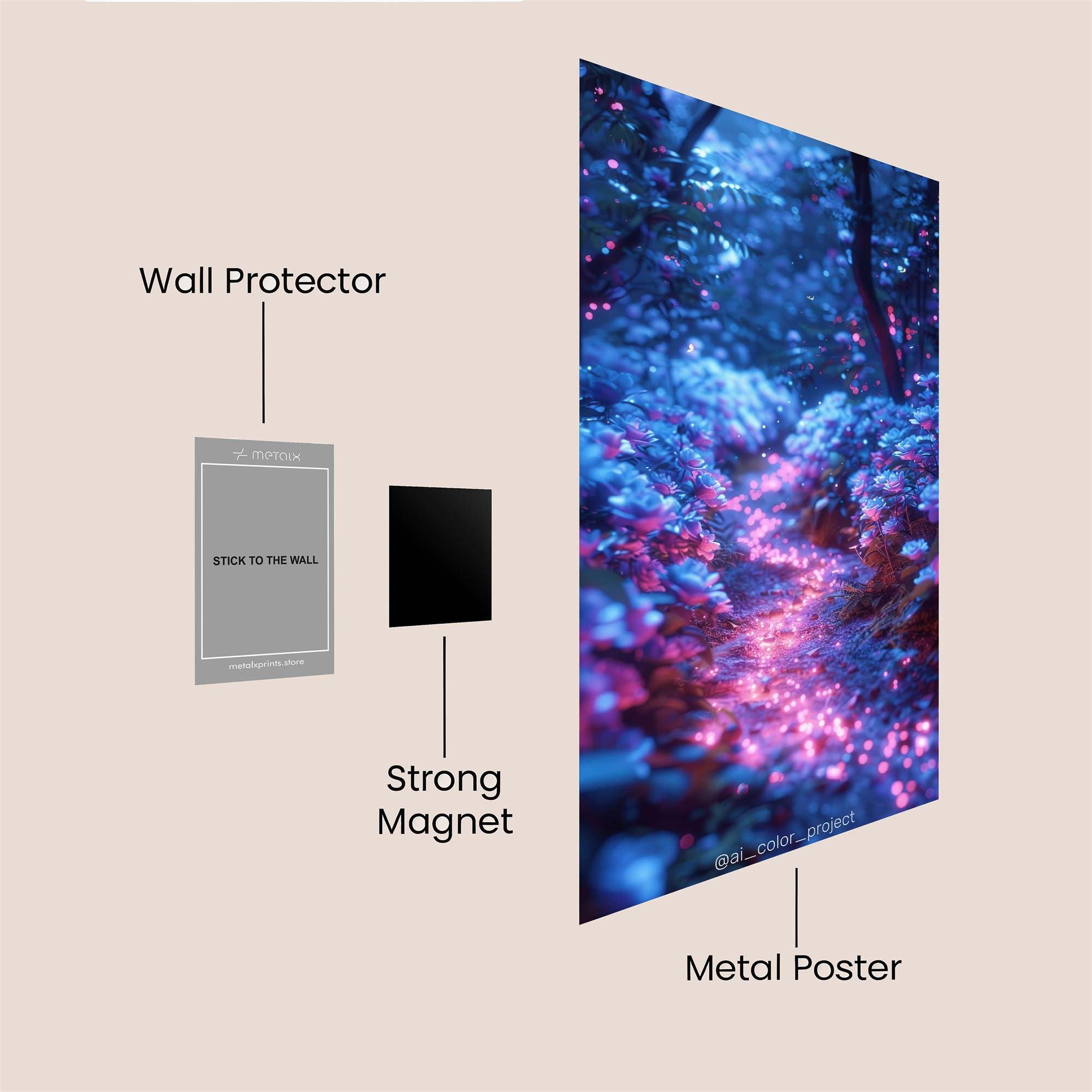 Robot Embrace Safe Wall Magnetic / M