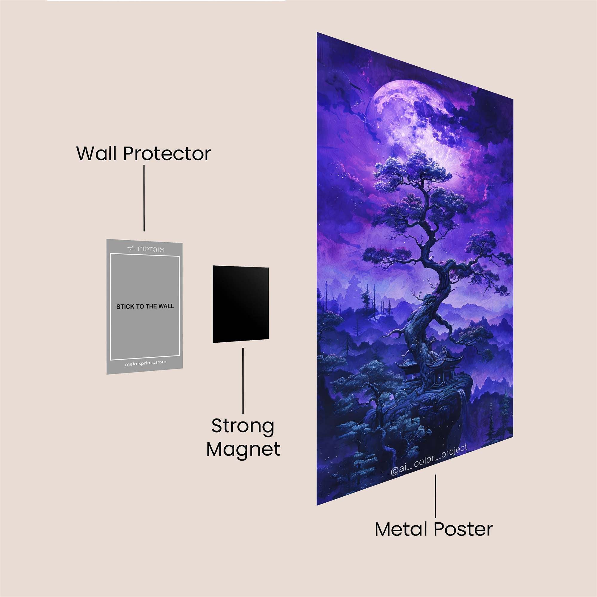 Pharaoh Radiant Safe Wall Magnetic / M