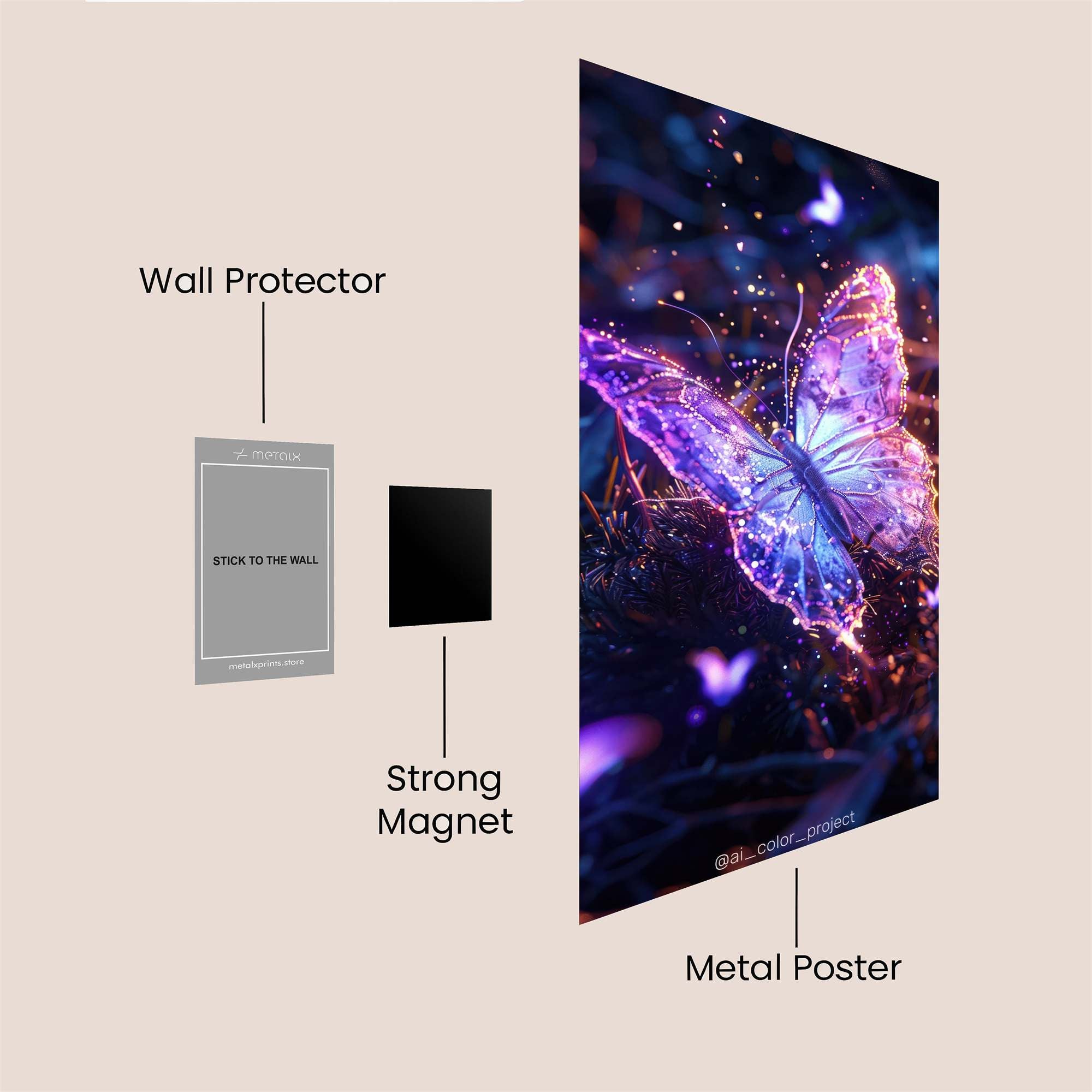Cosmic Serenity Safe Wall Magnetic / M