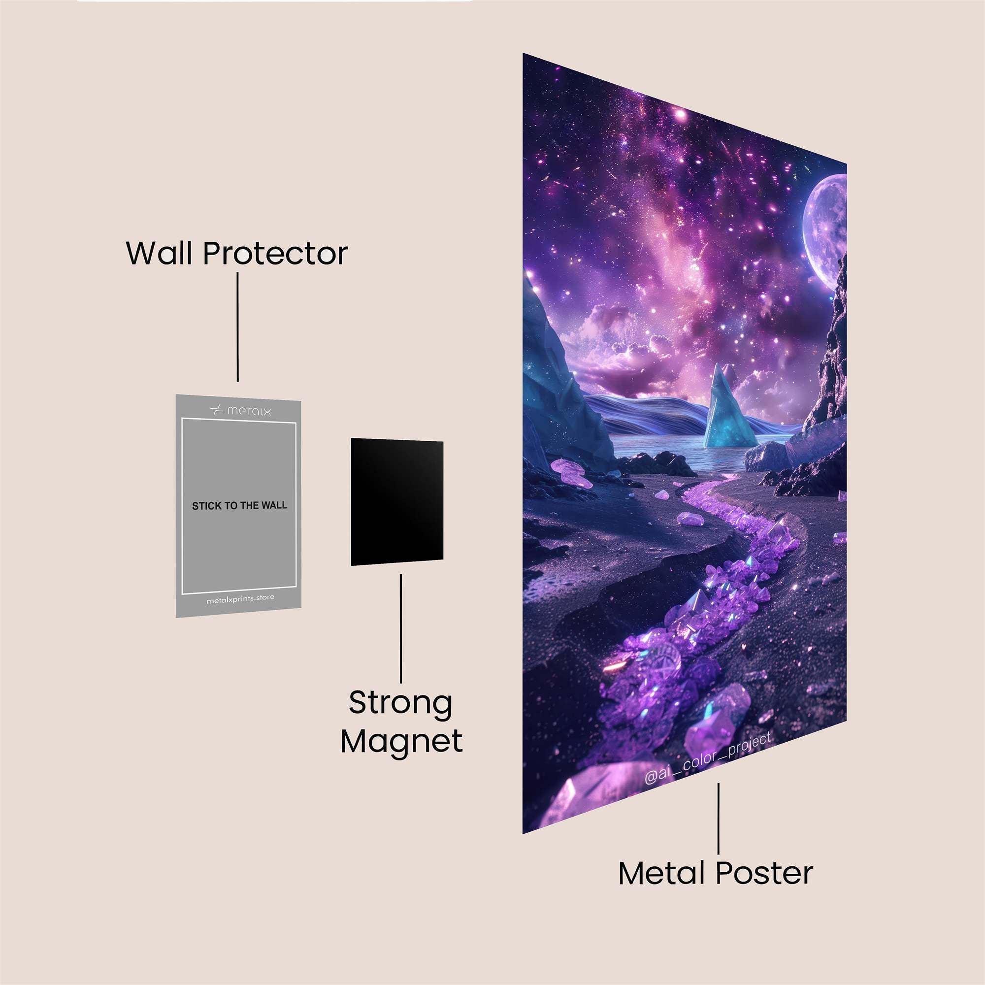 Wizard's Portal Safe Wall Magnetic / M