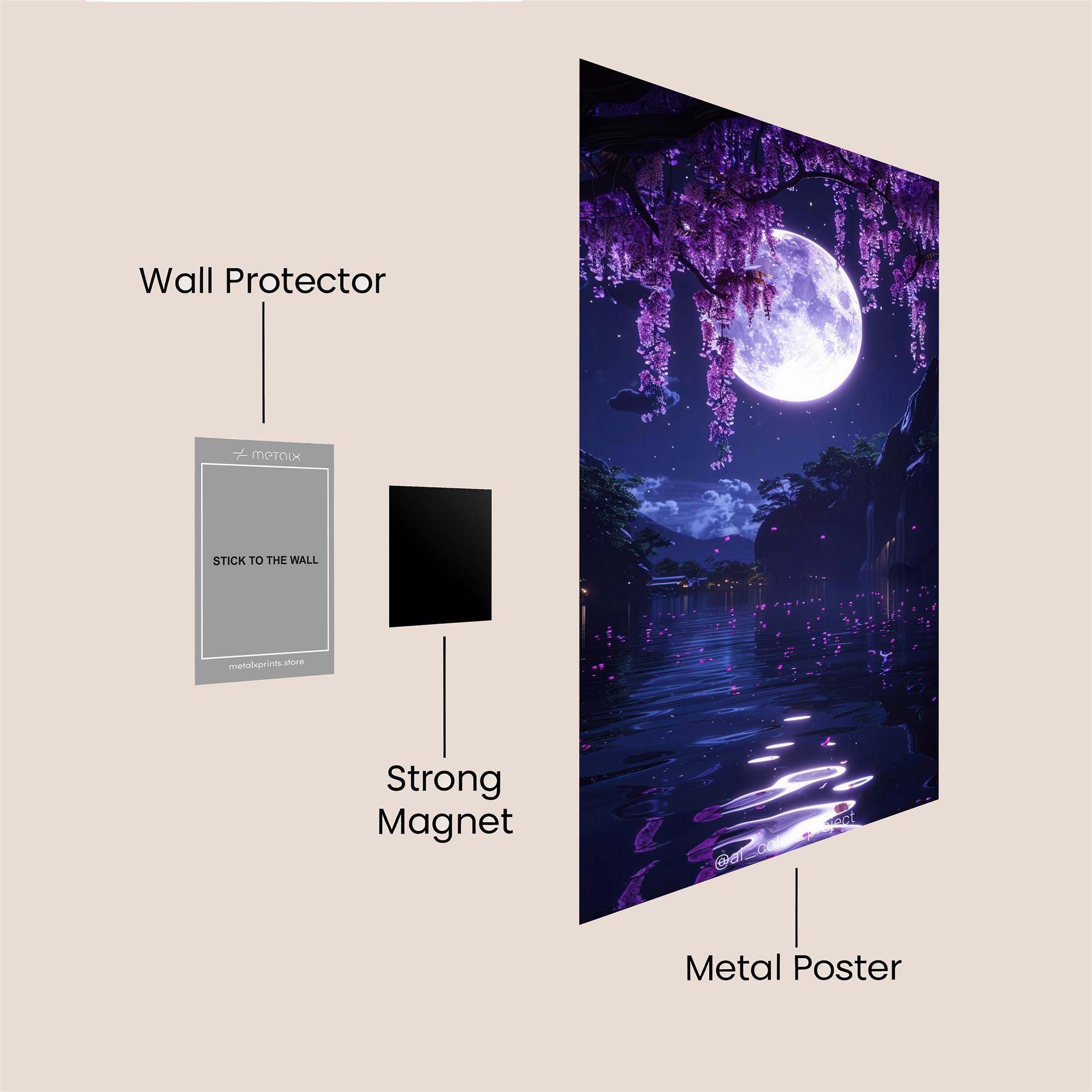 Unicorn Radiance Safe Wall Magnetic / M